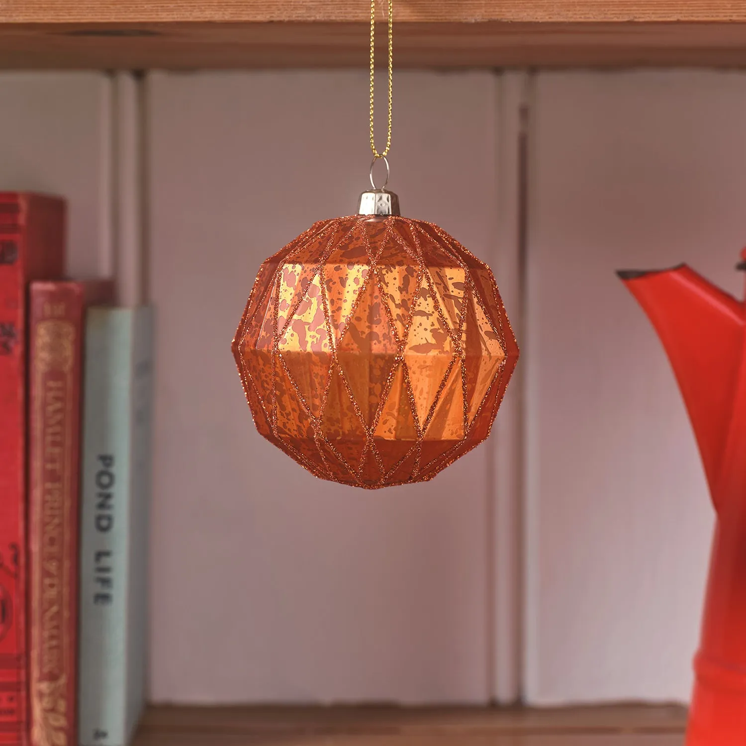 3-Piece Christmas Baubles Set - Matte, Acetate