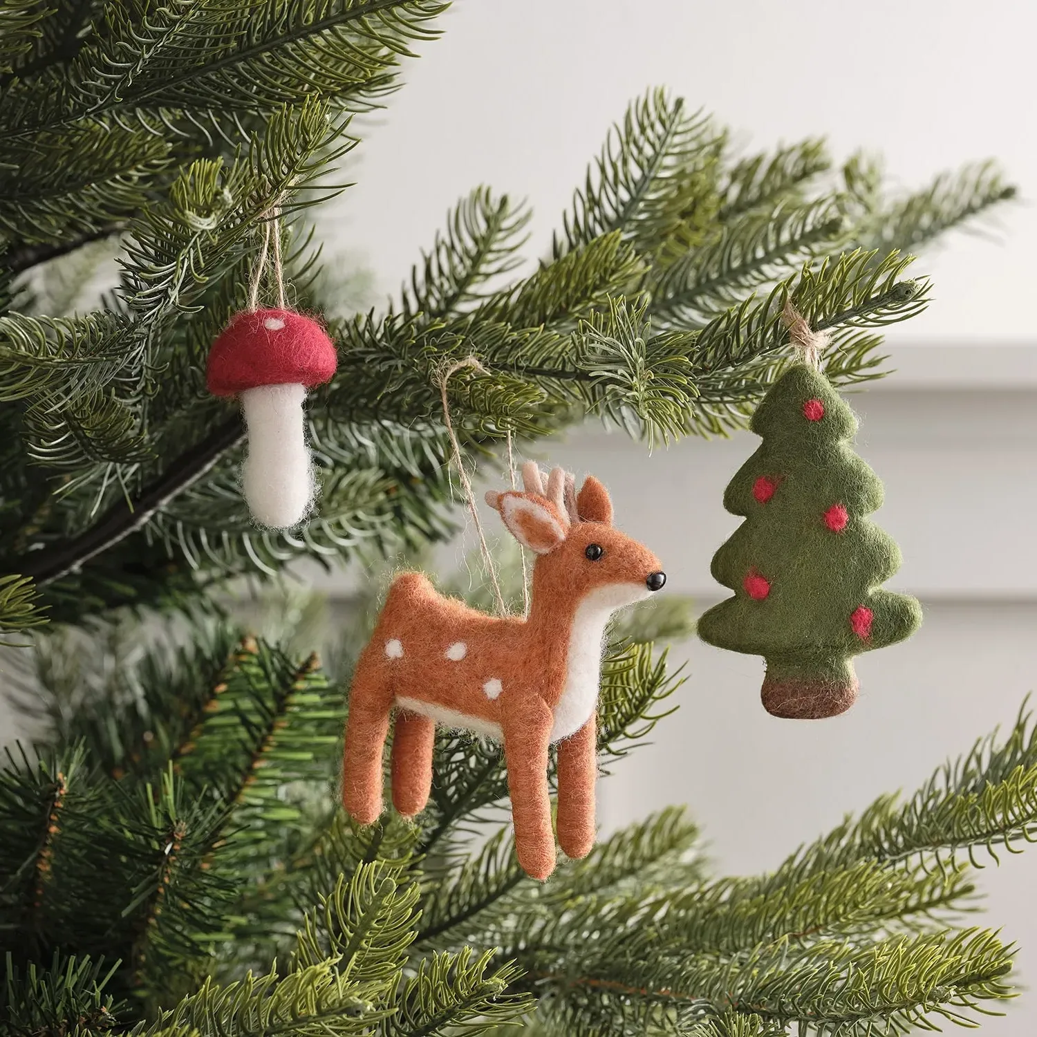 3-Piece Hanging Decorations Set - Felt image