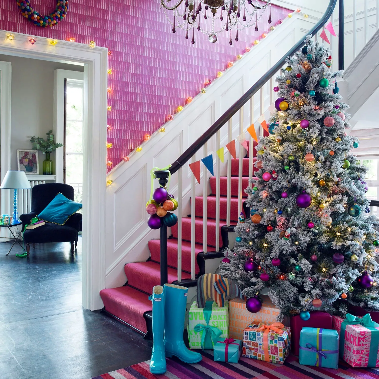 30m Connectable Fairy Lights - Warm White, Clear Cable