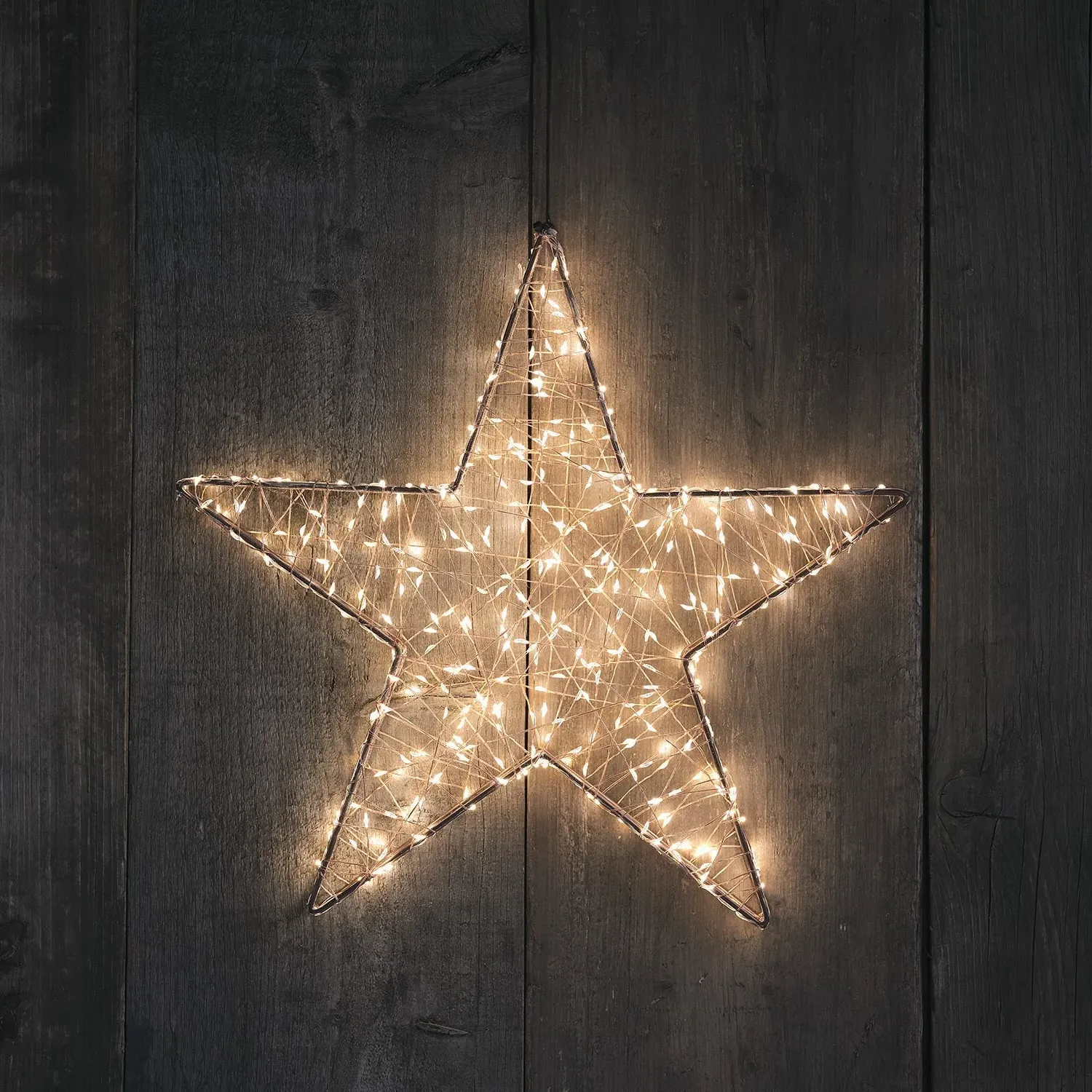 40cm LED Star Light - Warm White, Copper Wire image