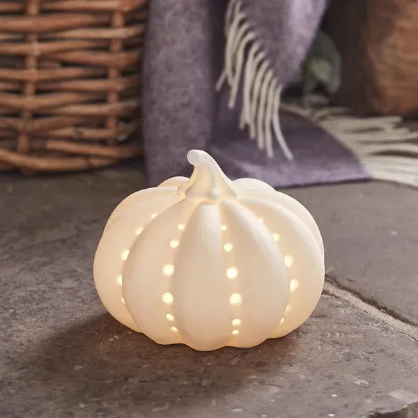 5-Piece Pumpkin Light Set - Warm White, Mixed
