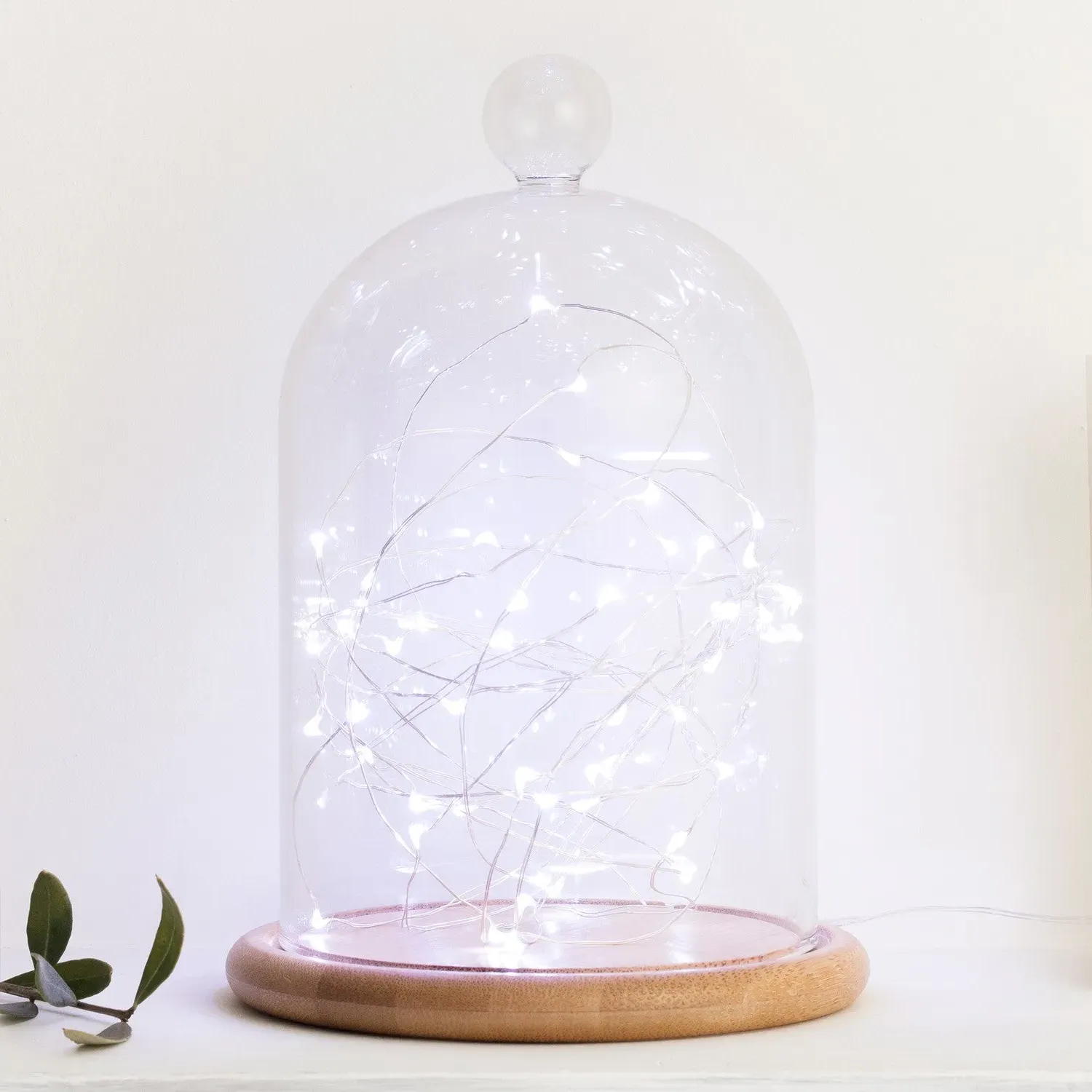50 LED Micro Battery Fairy Lights - White image