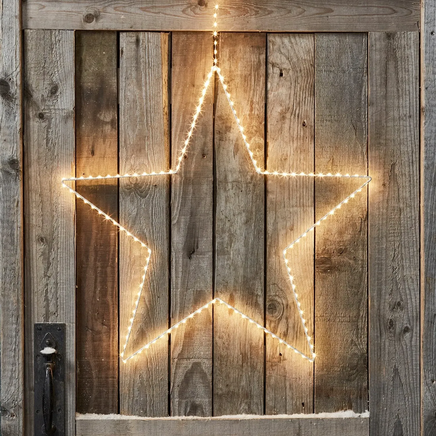58cm Hanging Star Light - Warm White, LED image