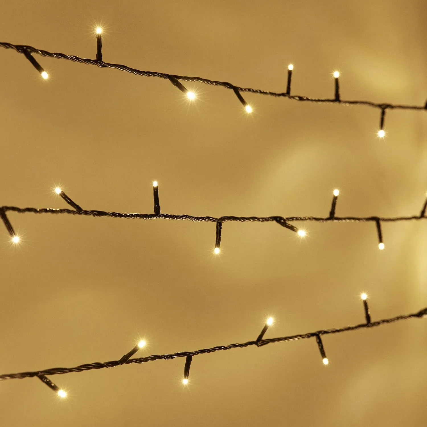60m Connectable Fairy Lights - Warm White LED
