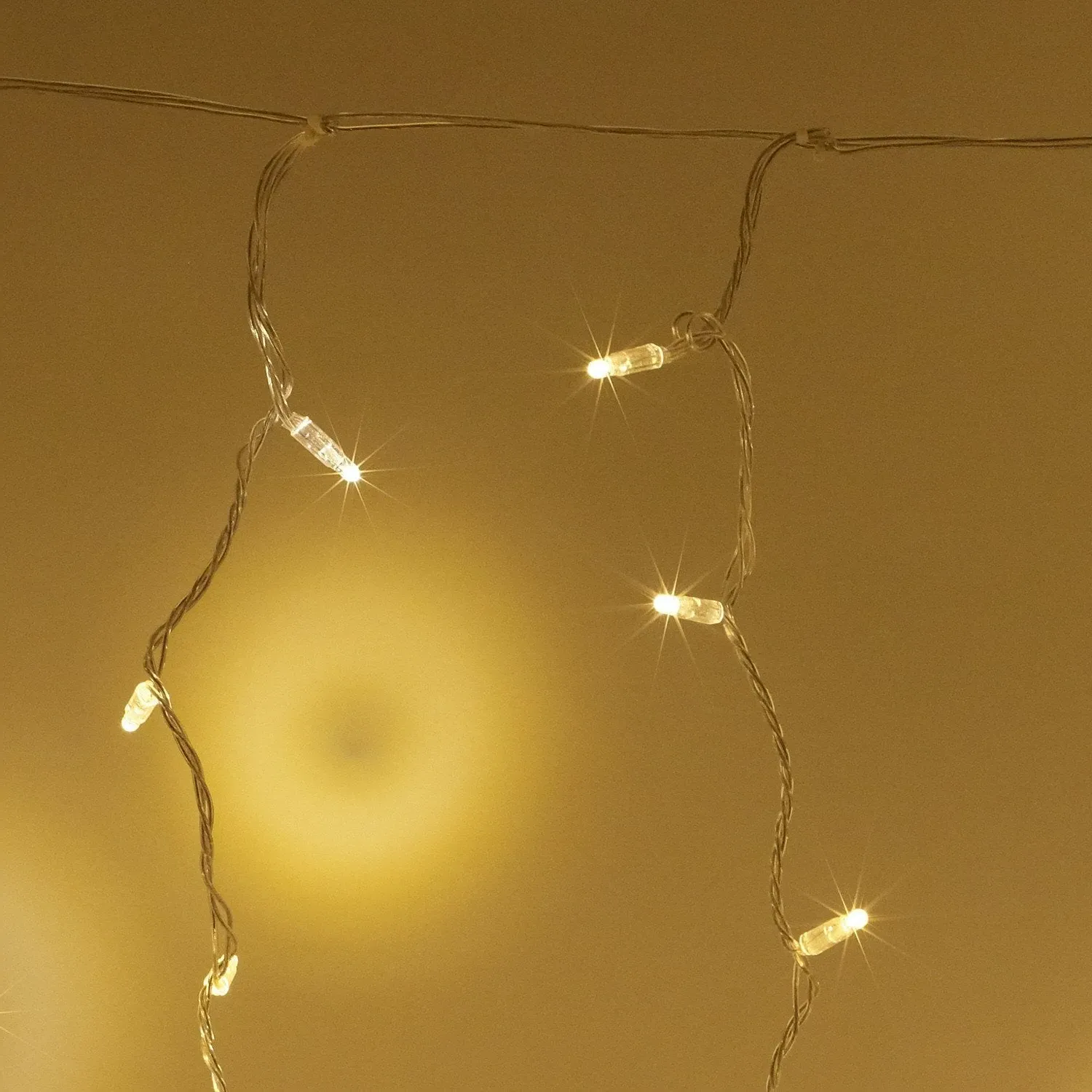 6m Curtain Lights Connectable - Warm White