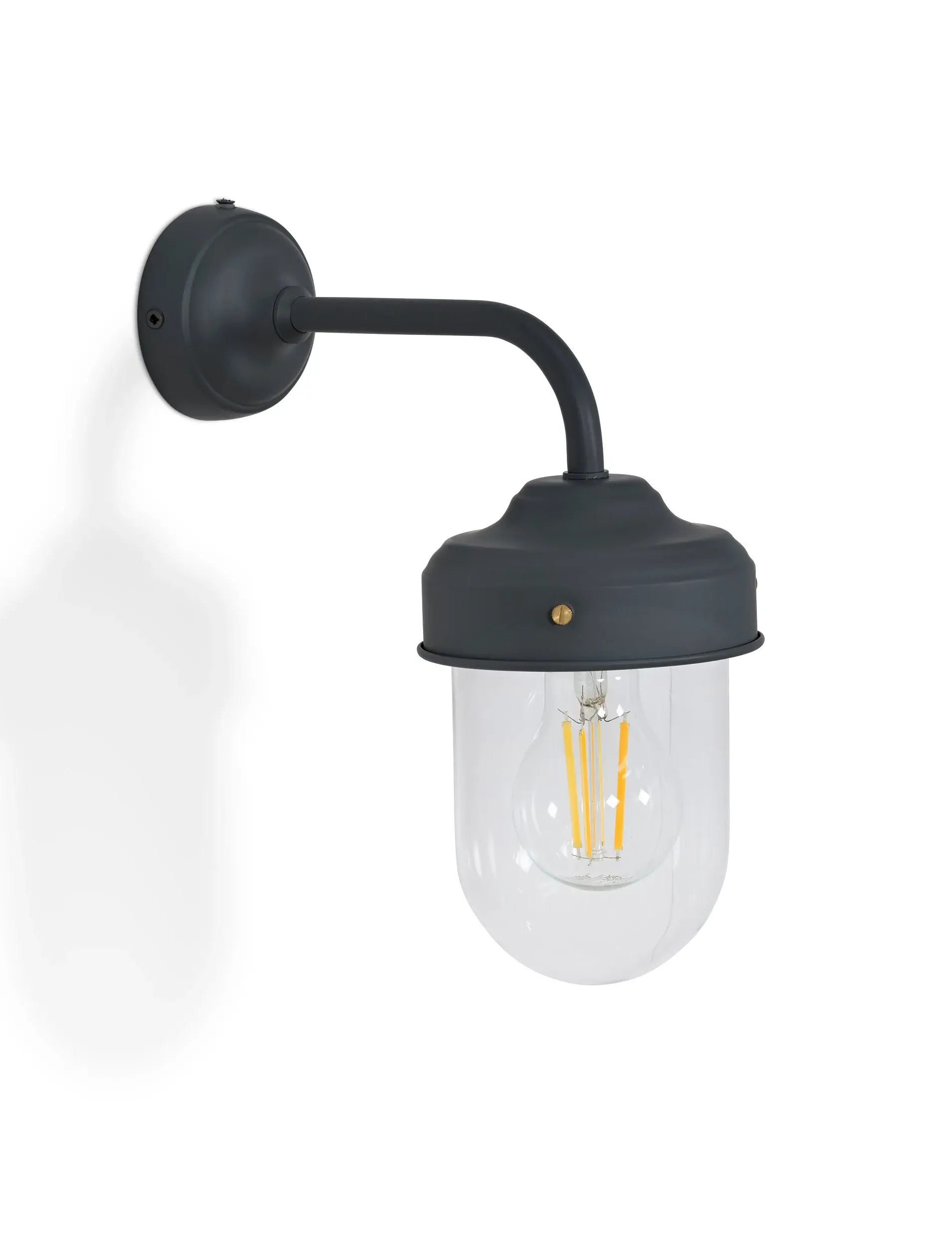 Barn Wall Light - Carbon, Steel