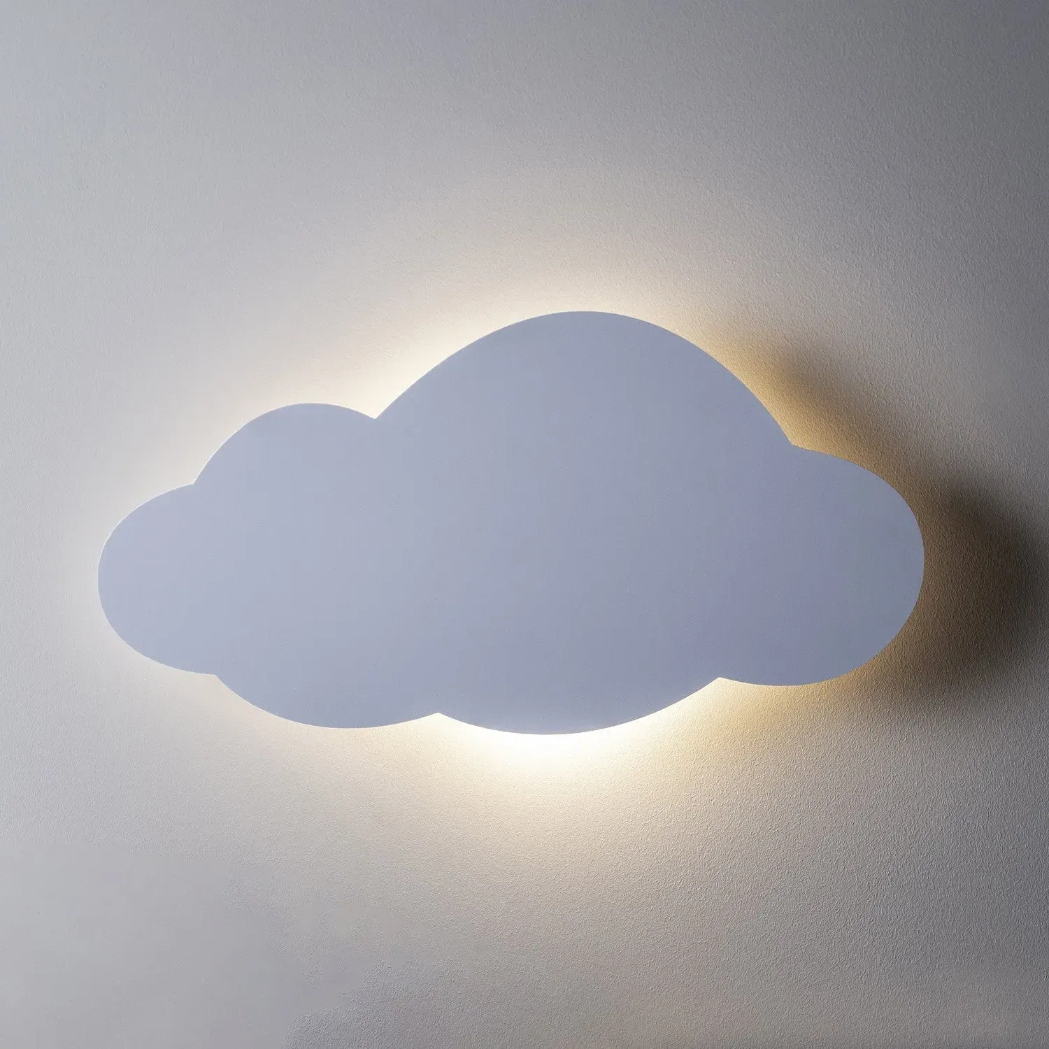 Cloud Wall Light with Timer - Warm White, LED image