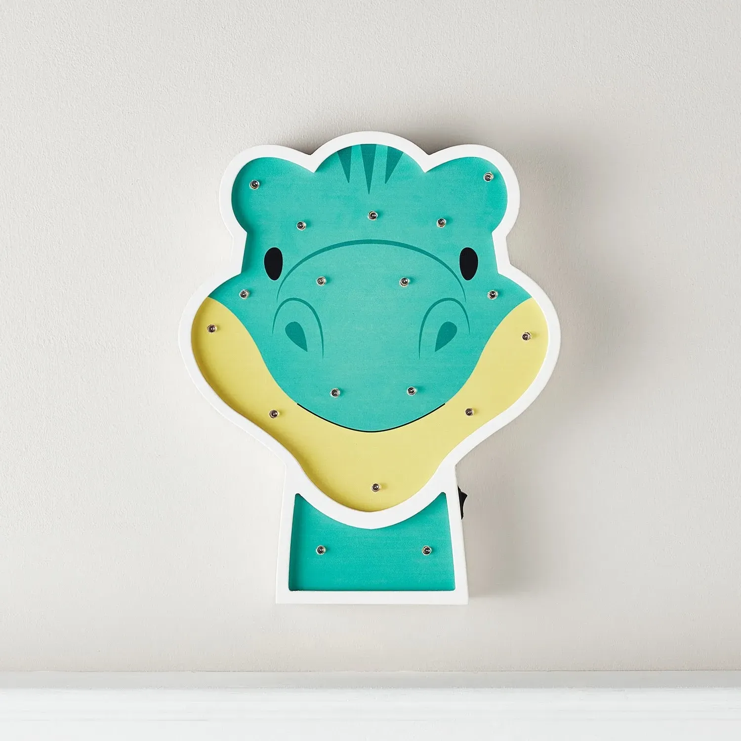 Dinosaur Wall Light with Timer - Warm White