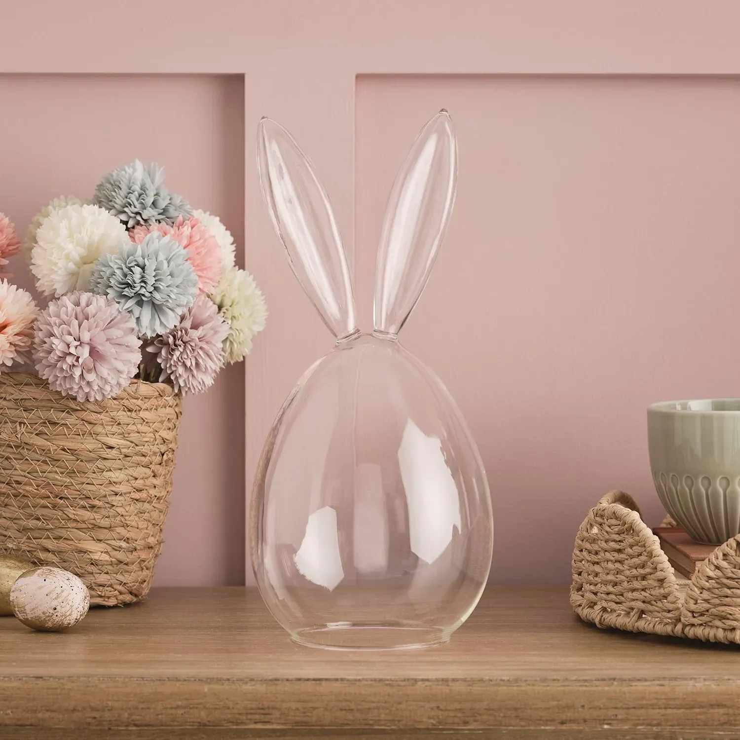 Glass Bunny Dome - Clear Glass image
