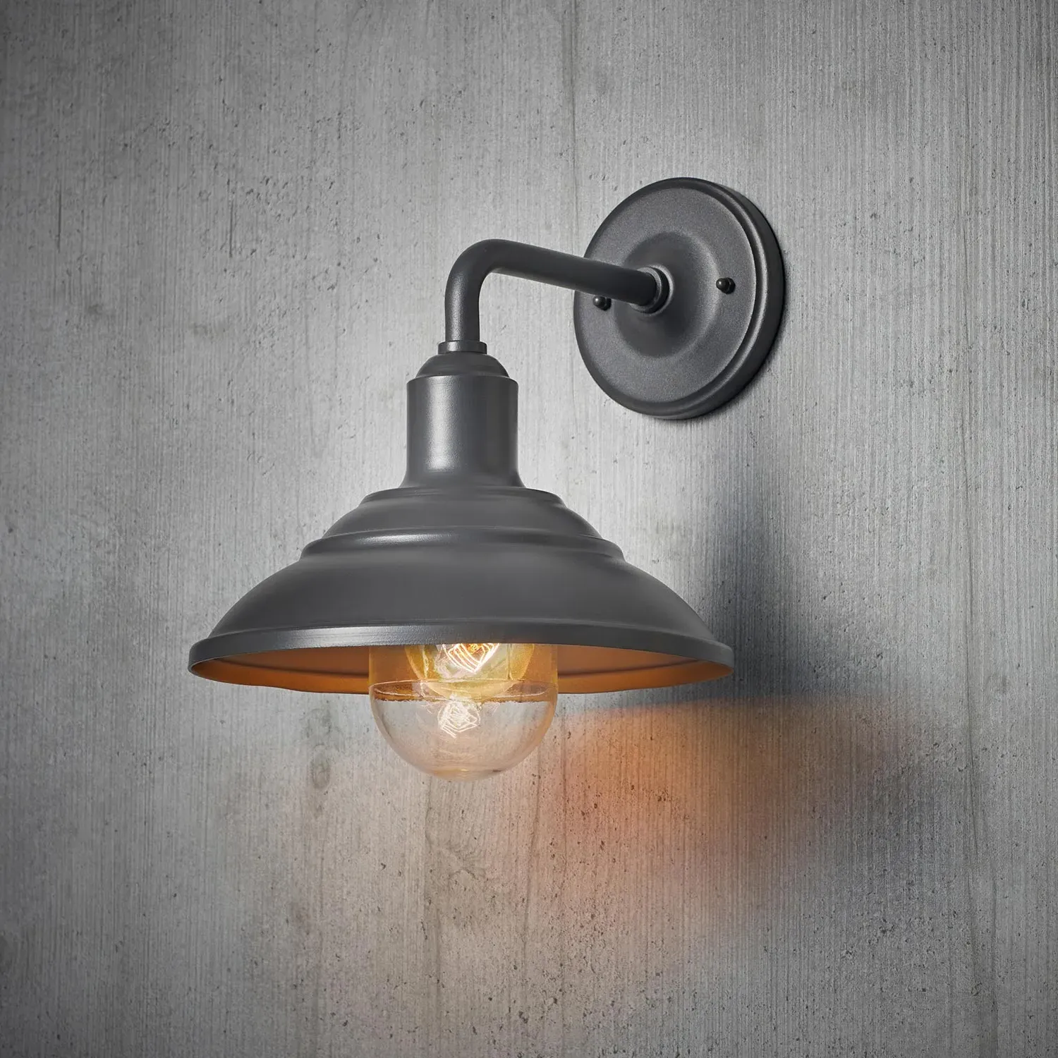 Outdoor Wall Light - Charcoal, Aluminium image