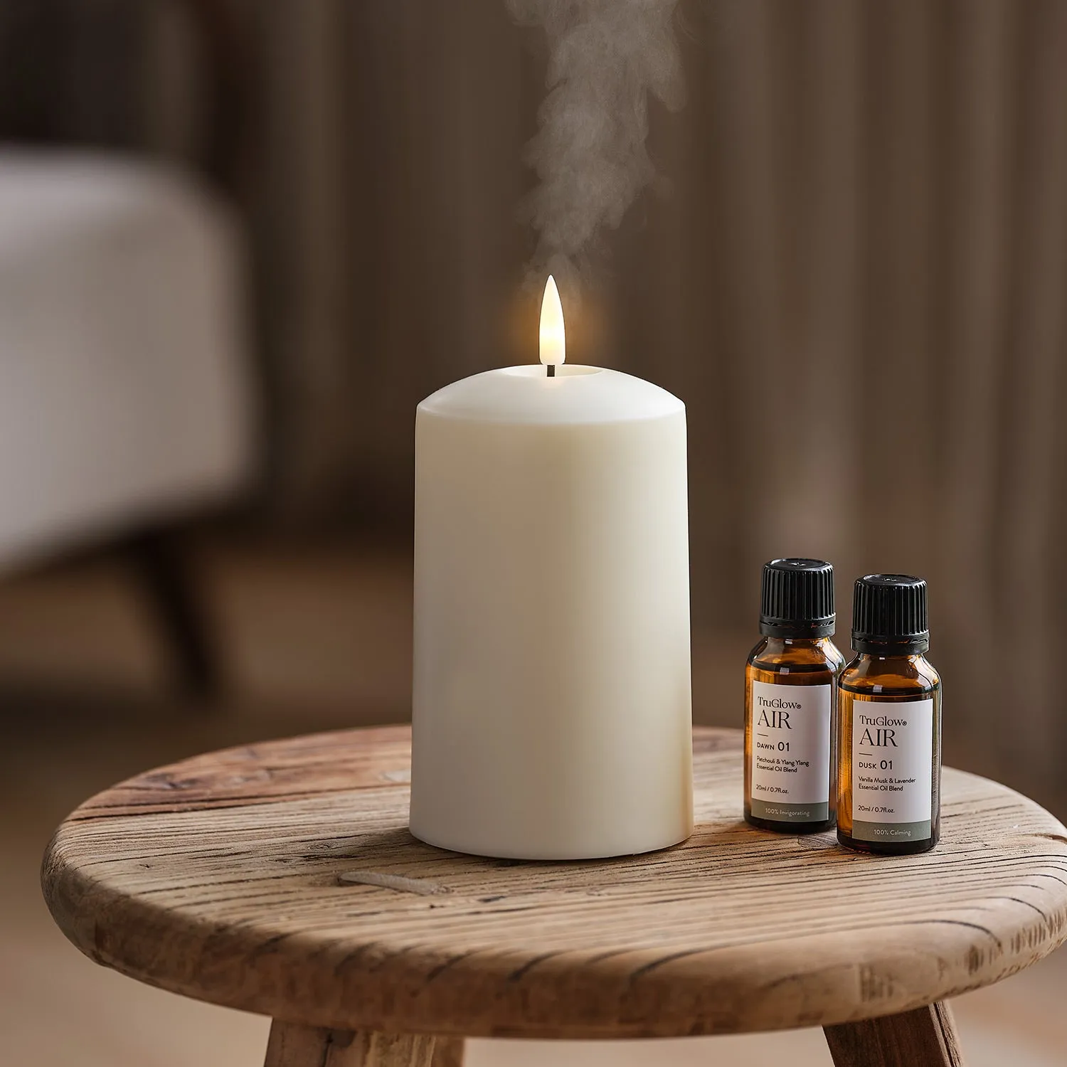 Portable Candle Diffuser Bundle - Ivory