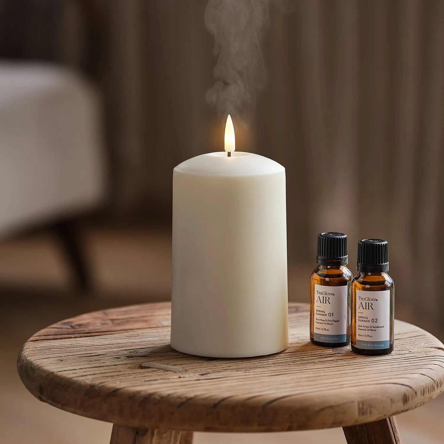 Portable Candle Diffuser Bundle - Ivory