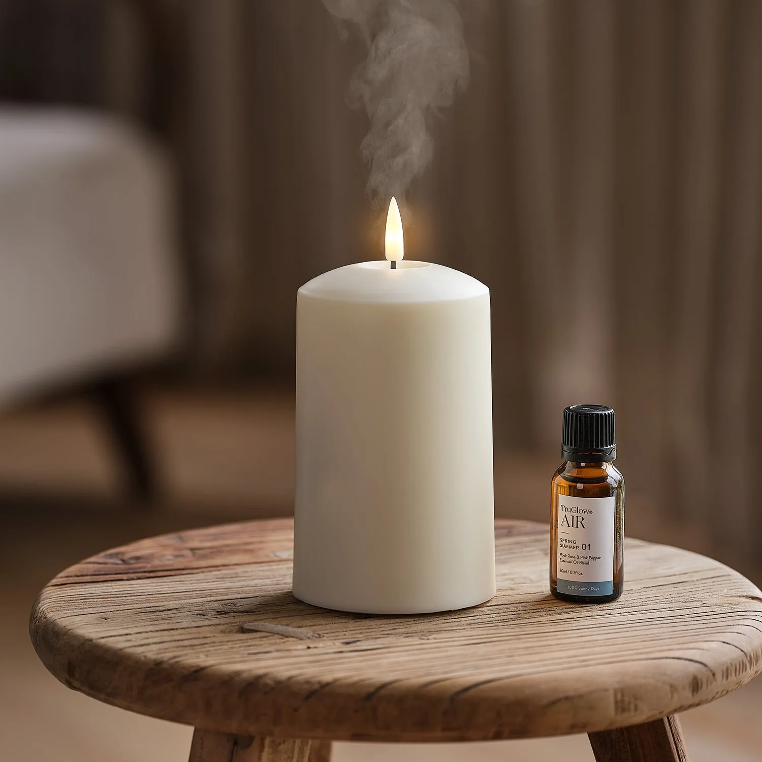 Portable Candle Diffuser Bundle - Ivory