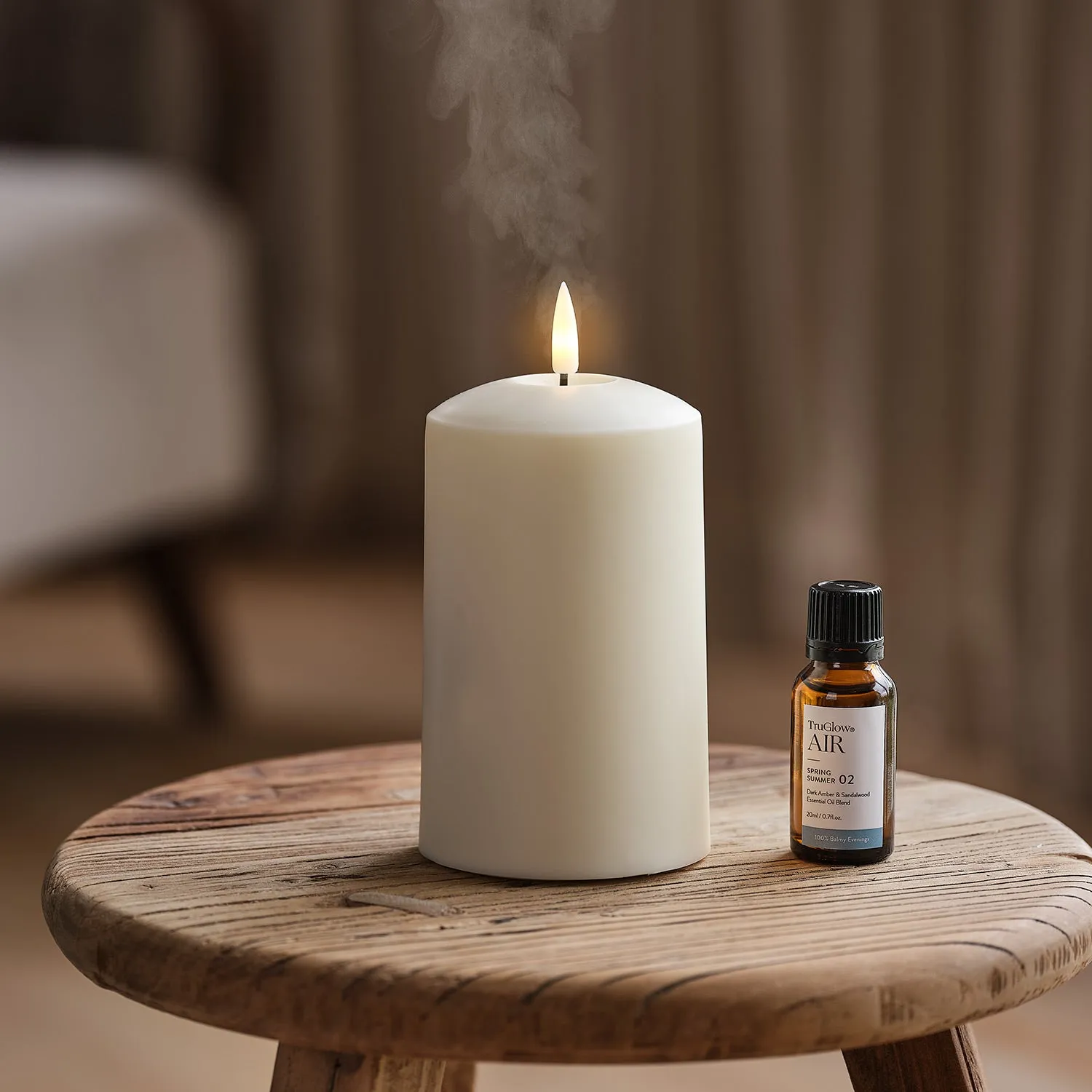 Portable Candle Diffuser Bundle - Ivory