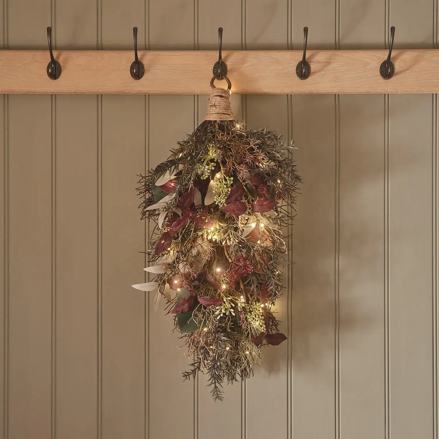 Pre-Lit Autumn Bough with Timer - Warm White
