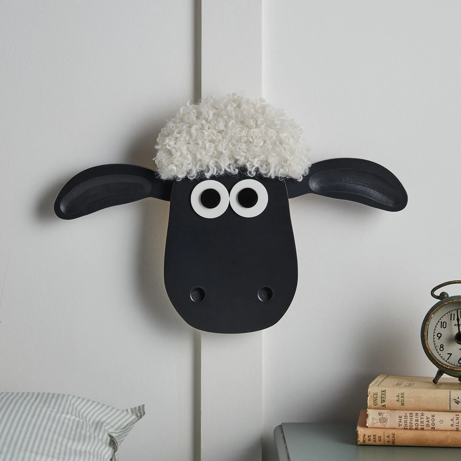 Sheep Wall Light Battery Operated - White