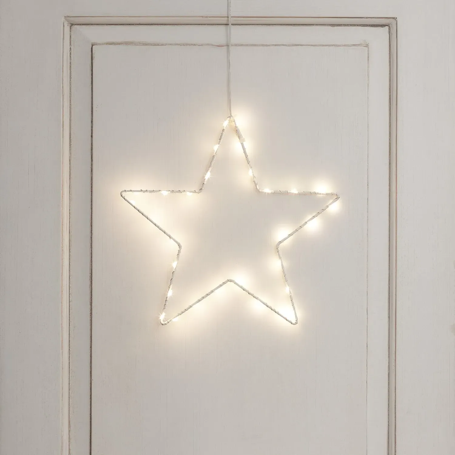 Star Christmas Window Light - Warm White, Metal image