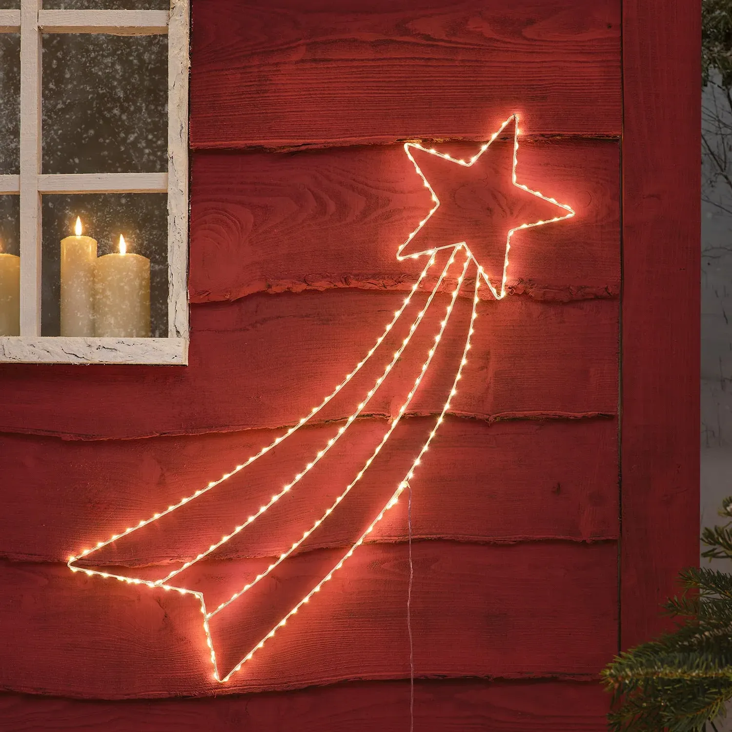 Star LED Window Light - Warm White, Metal image