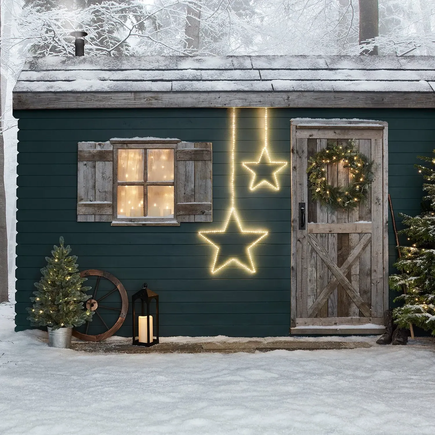 Star Light Duo with Timer - Warm White, LED