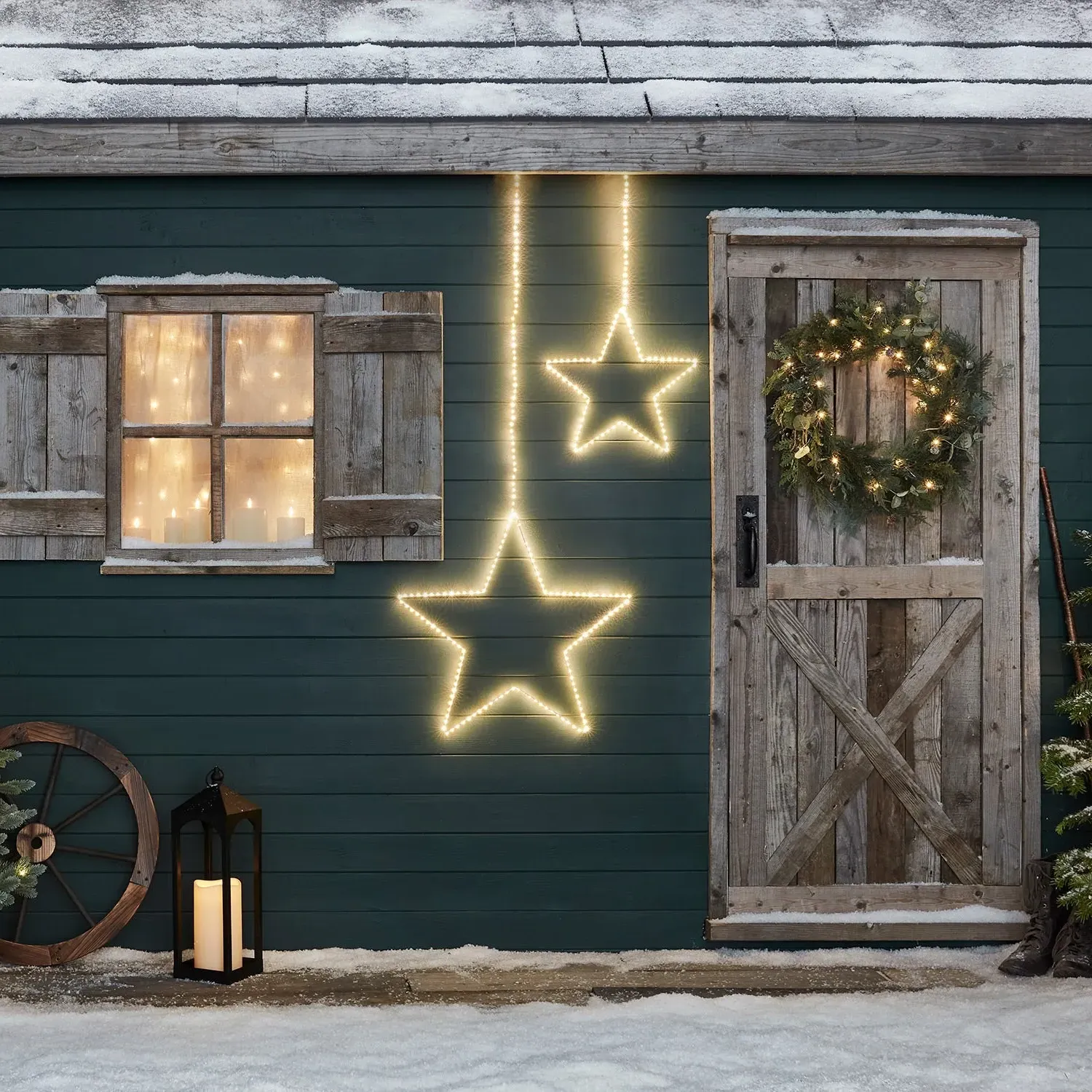 Star Light Duo with Timer - Warm White, LED image