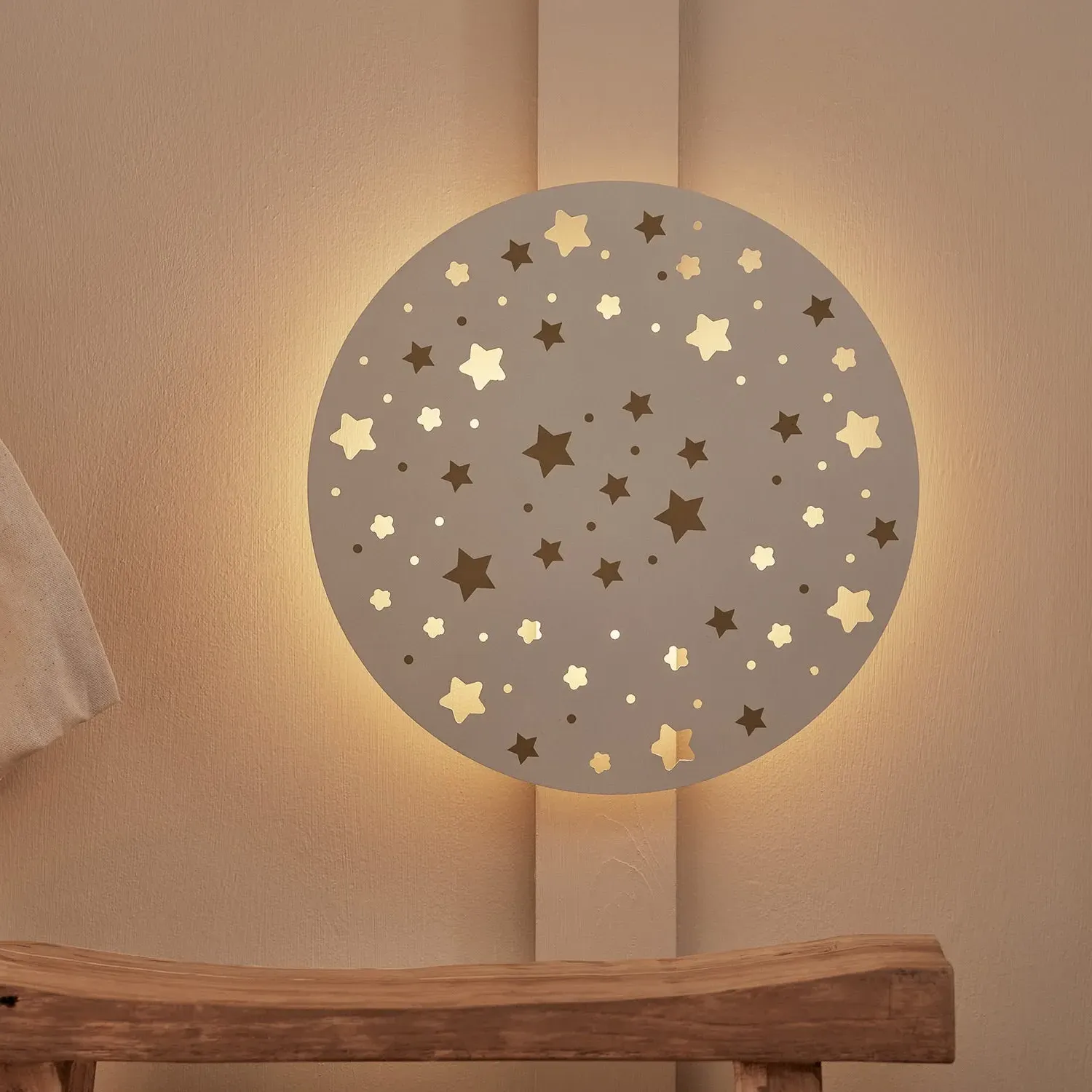 Starry Night Sky Wall Light - Warm White, Rechargeable