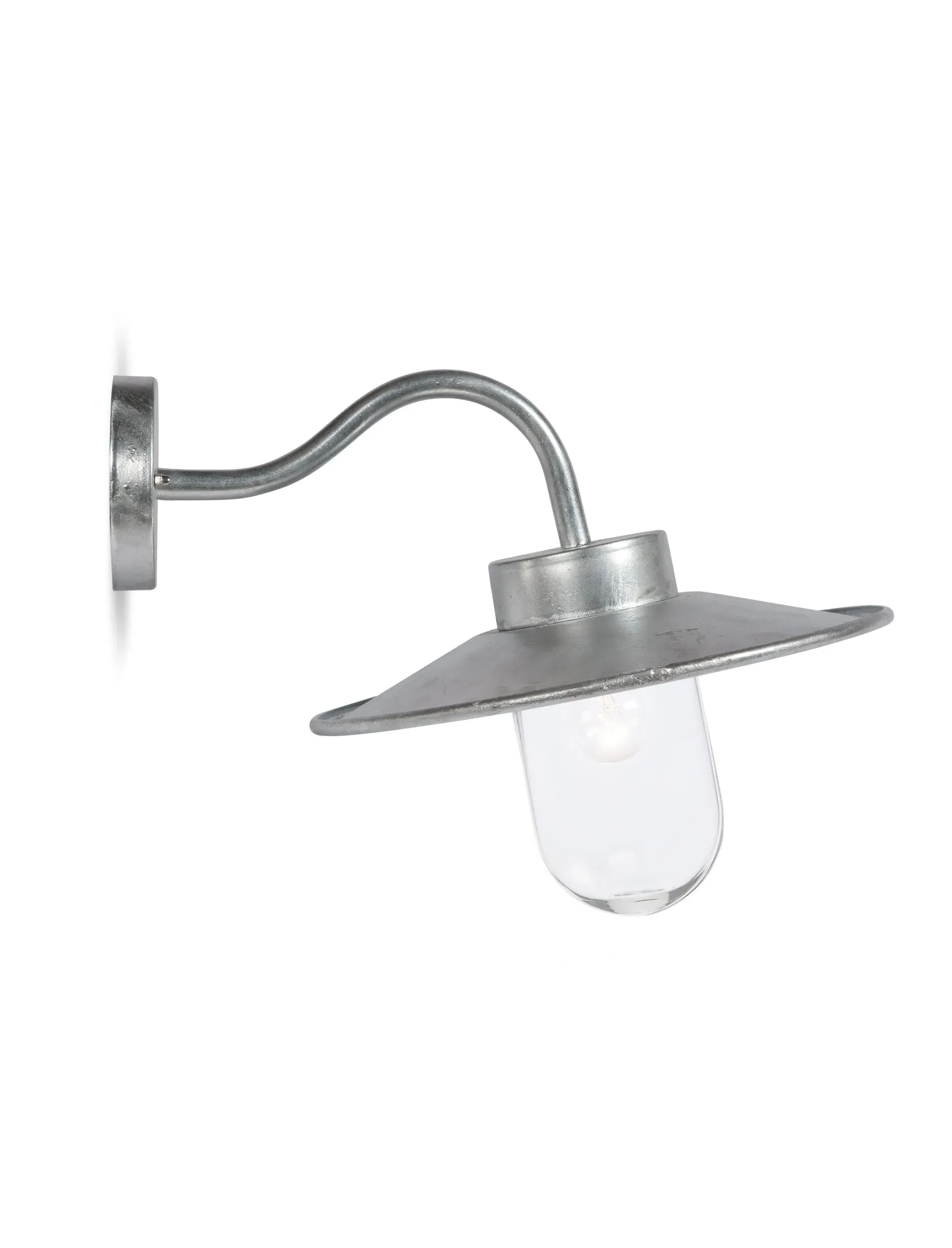 Swan Neck Wall Light - Black, Metal