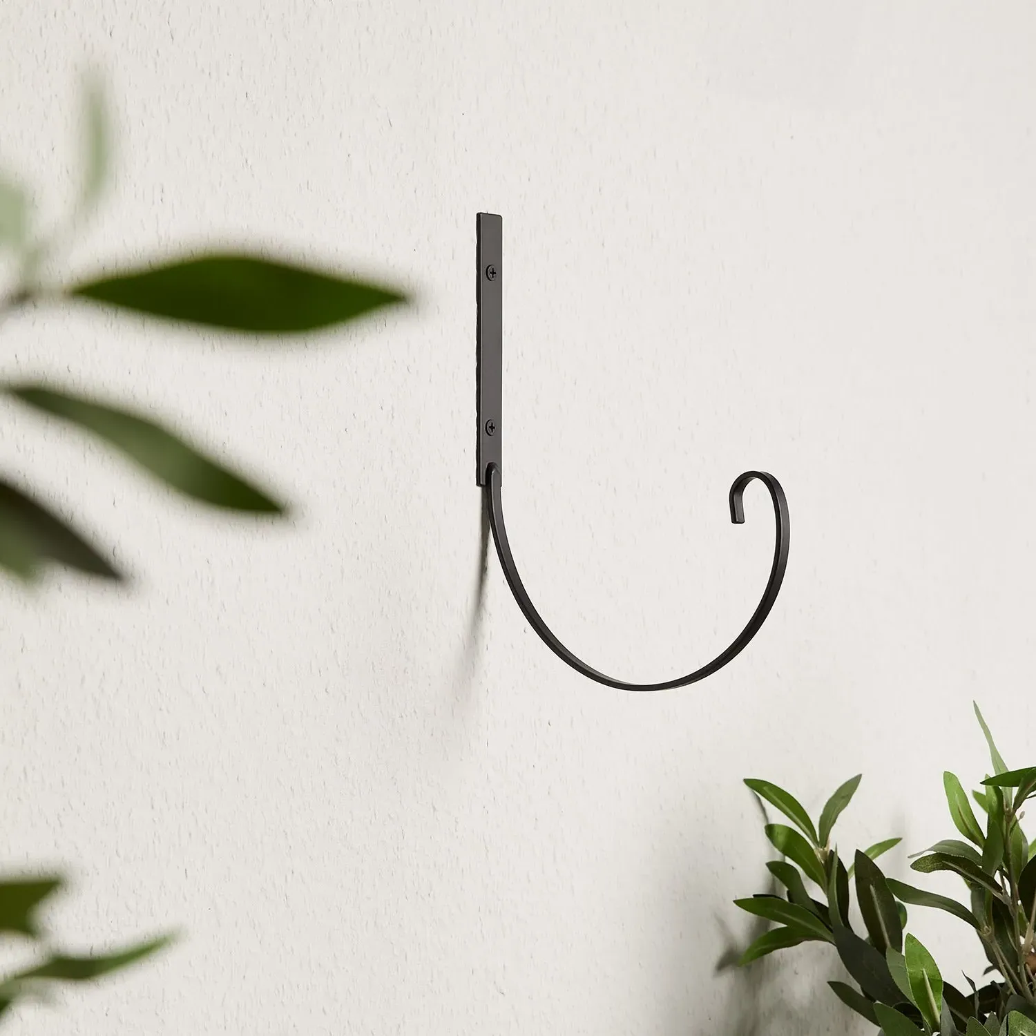 Wall Lantern Hook - Black, Metal image
