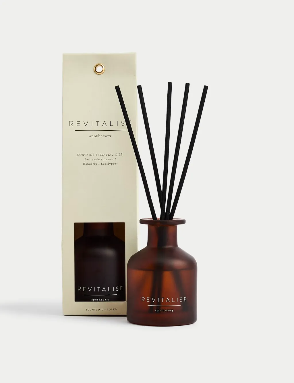 100ml Reed Diffuser Revitalise - Amber Glass
