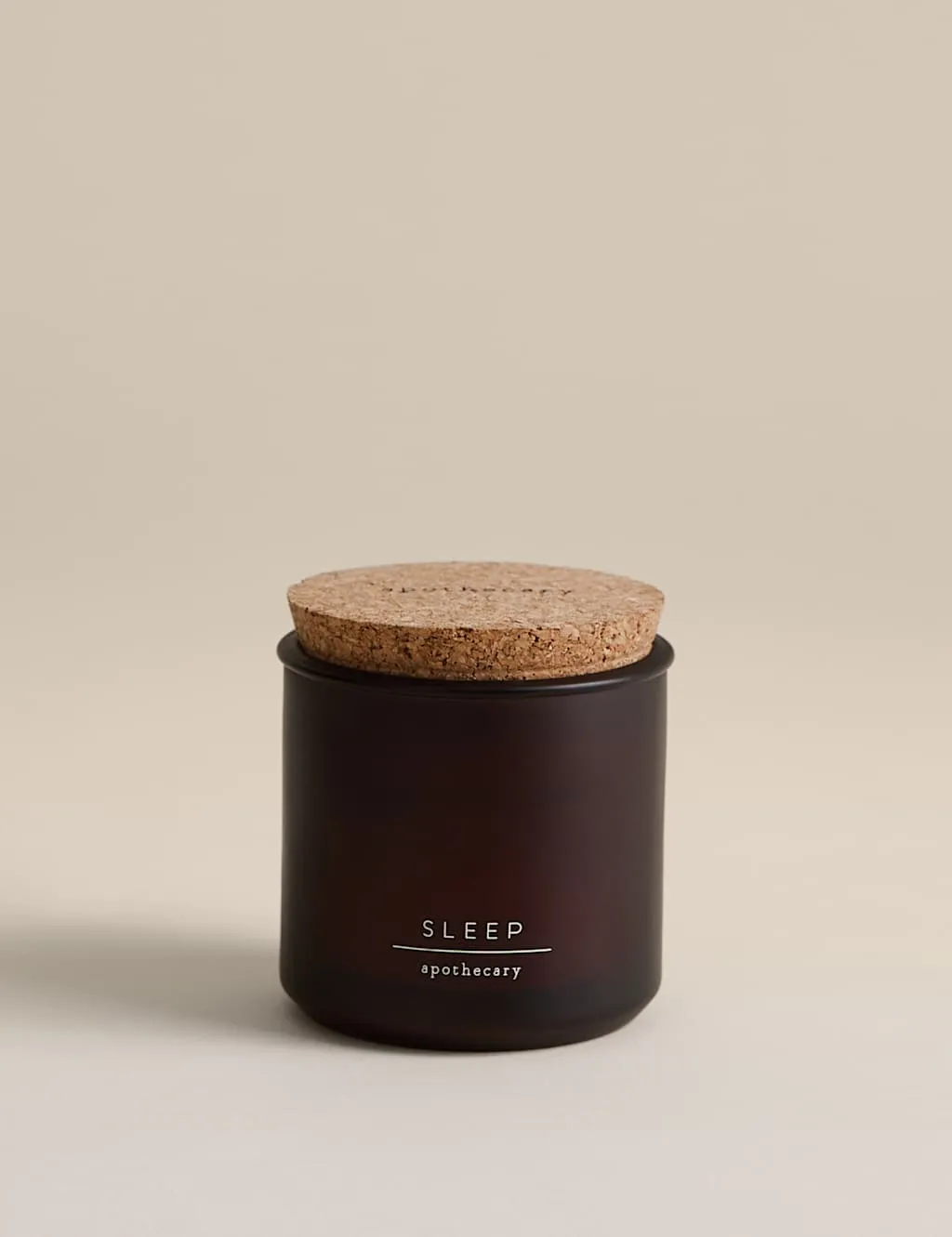 Sleep Refillable Candle - Amber Glass