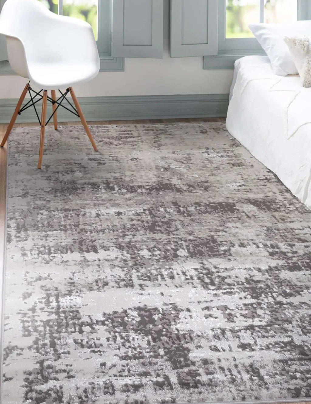 Medium Abstract Rug - Silver Mix image