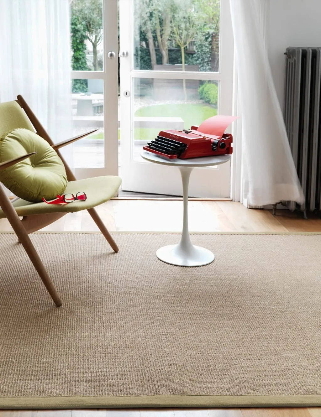 Rectangular Sisal Rug - Beige, Jute image