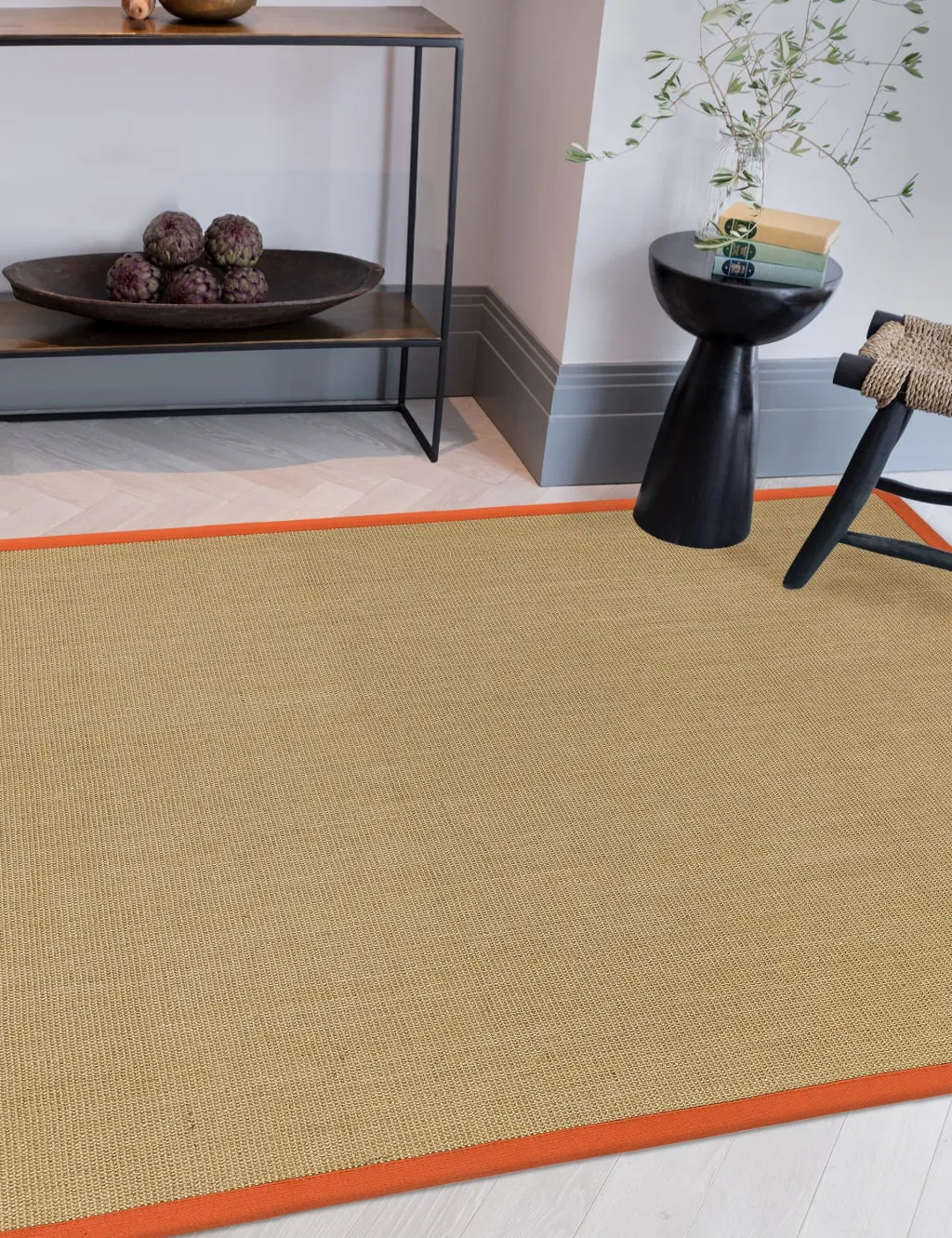 Rectangular Sisal Rug - Beige, Sisal