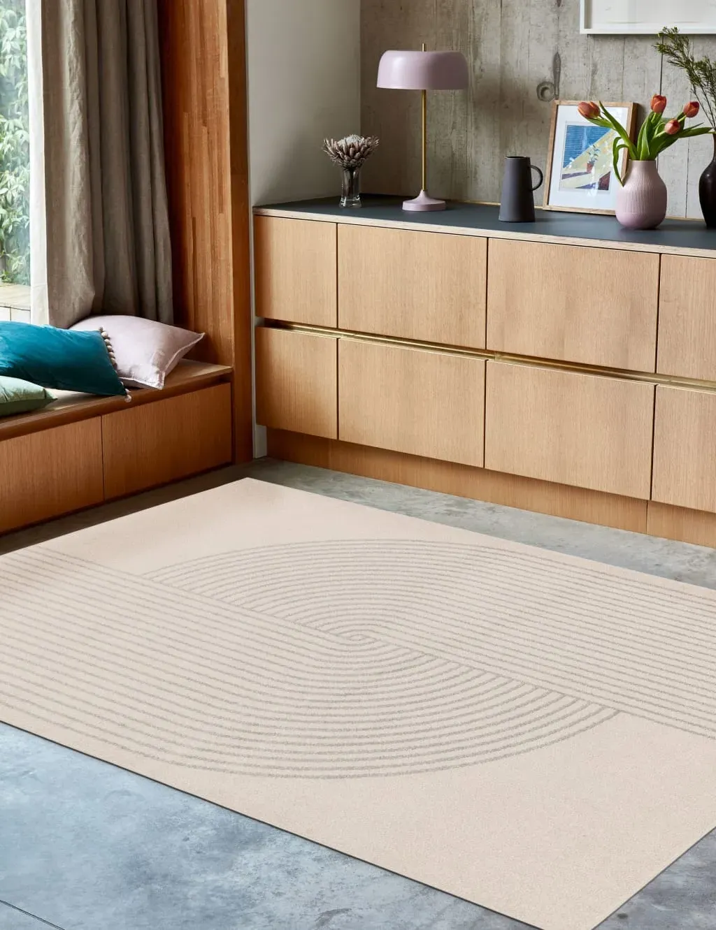 Small Arch Rug - Cream image