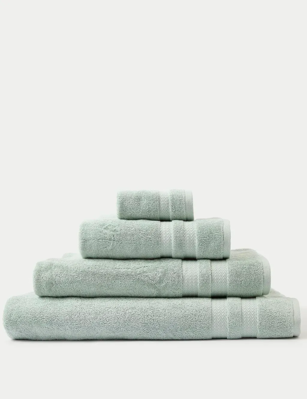 Face Towel - Light Duck Egg, Pure Cotton image