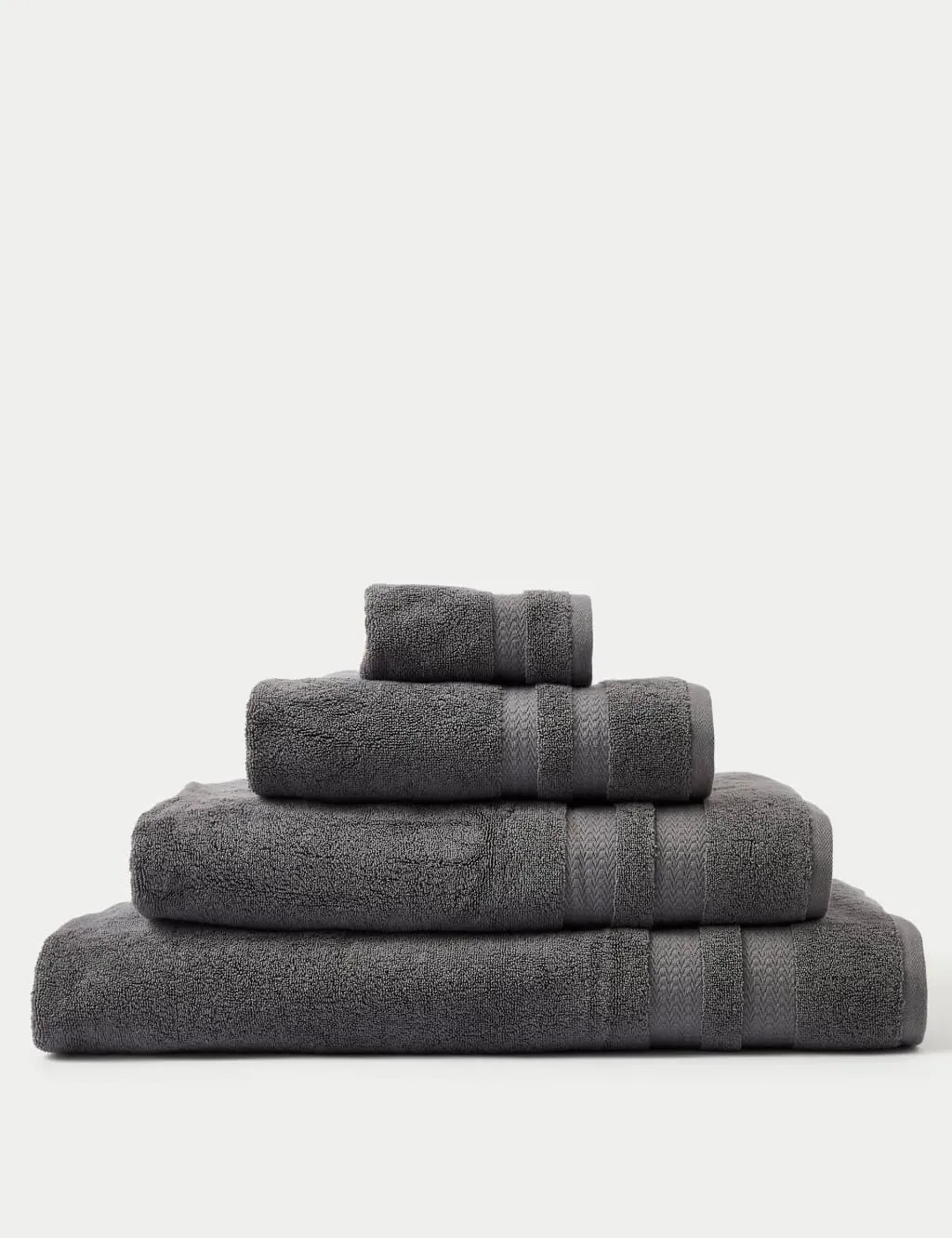 Hand Towel - Charcoal, Pure Cotton