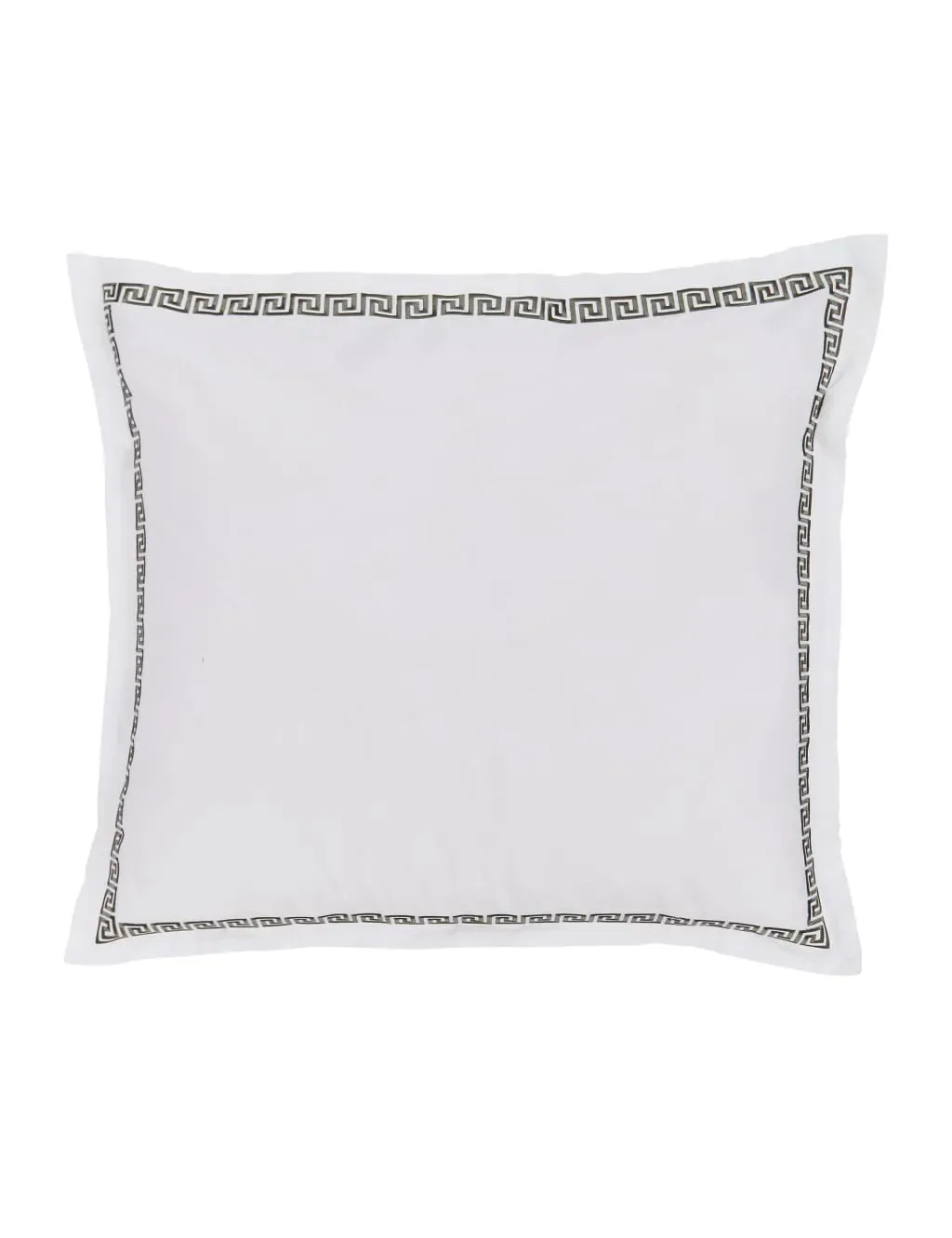 2-Pack Square Pillowcases Oxford Style - Green, Cotton image