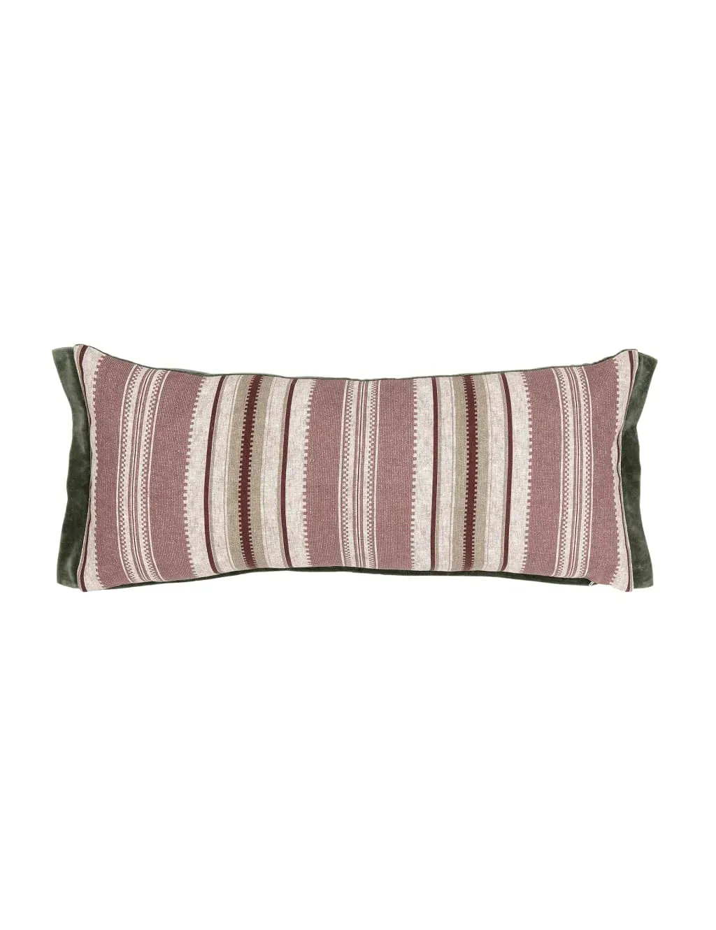 Rectangular Cushion Striped - Red Mix, Cotton image