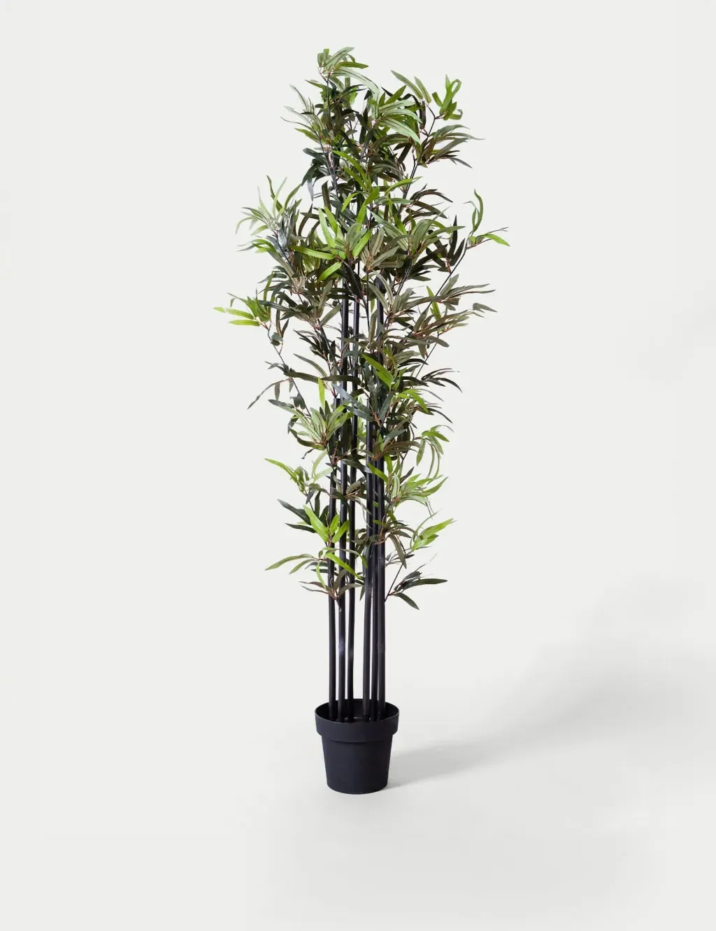 5.5ft Artificial Bamboo Plant - Green, Synthetic
