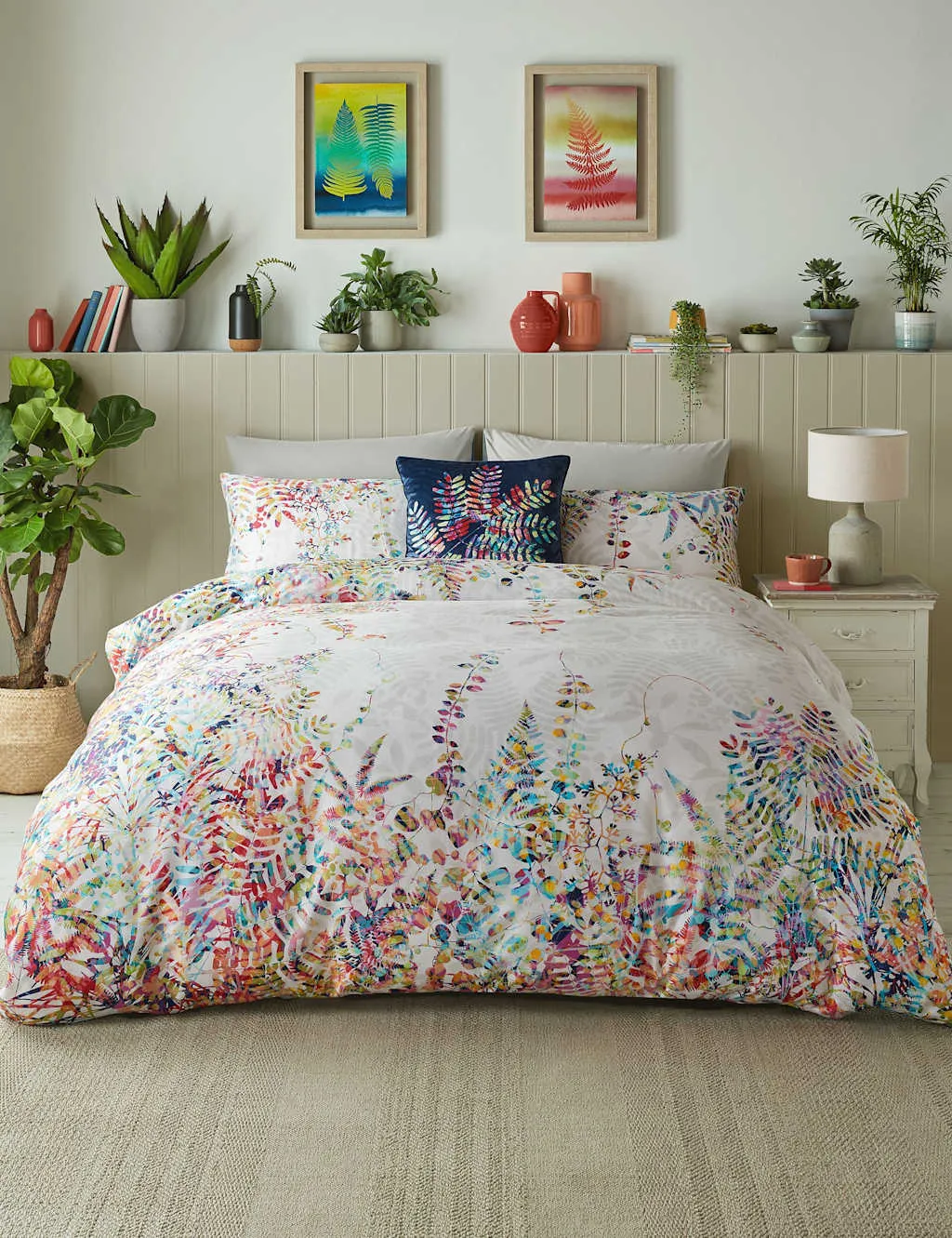 King Size Bedding Set - Multi, Cotton Sateen image
