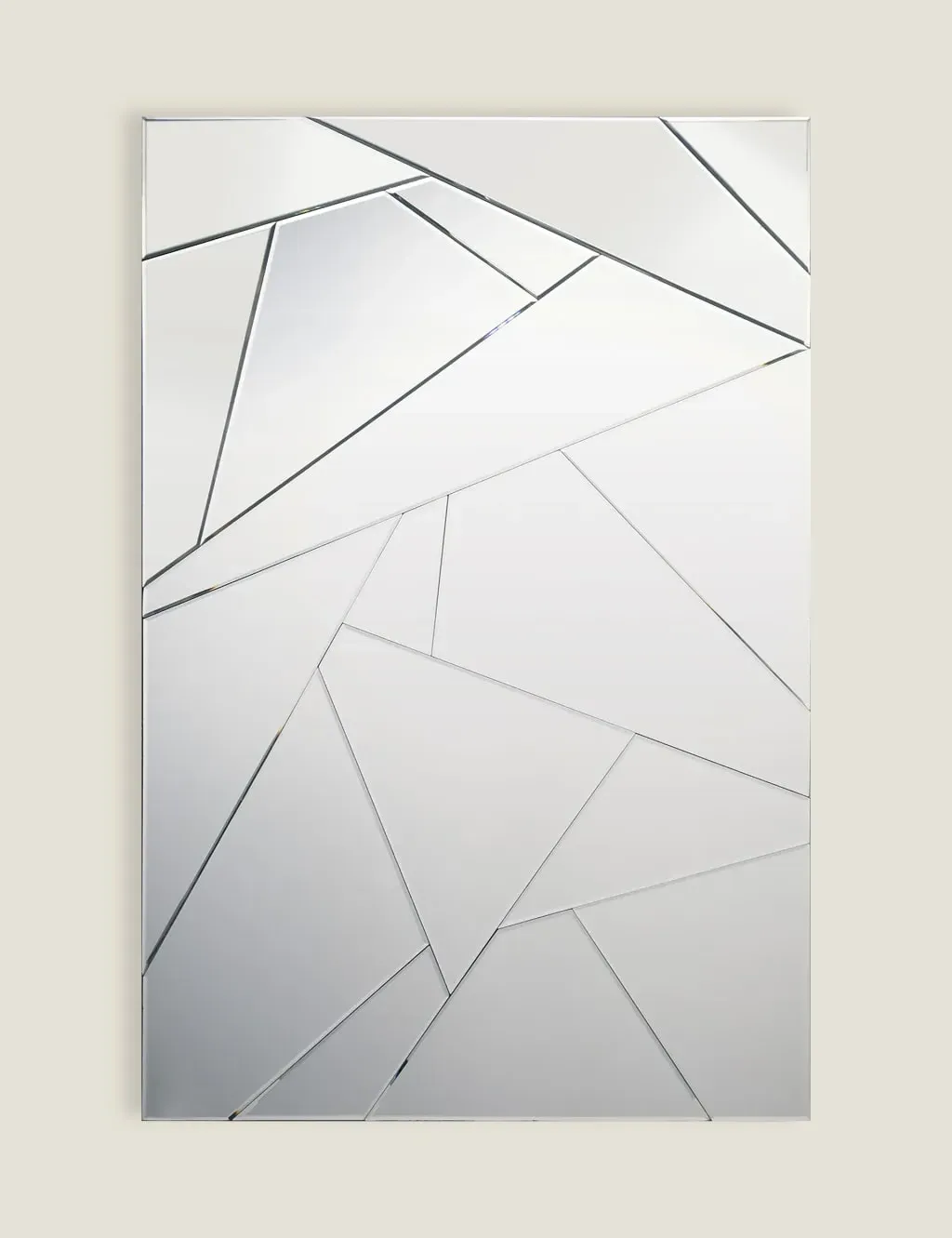 Rectangular Wall Mirror - Silver