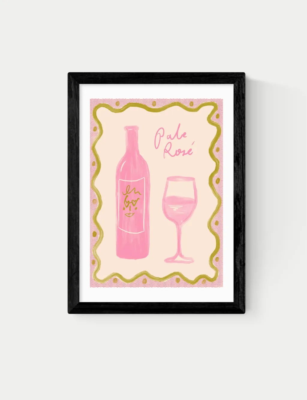 A1 Framed Art Print - Black