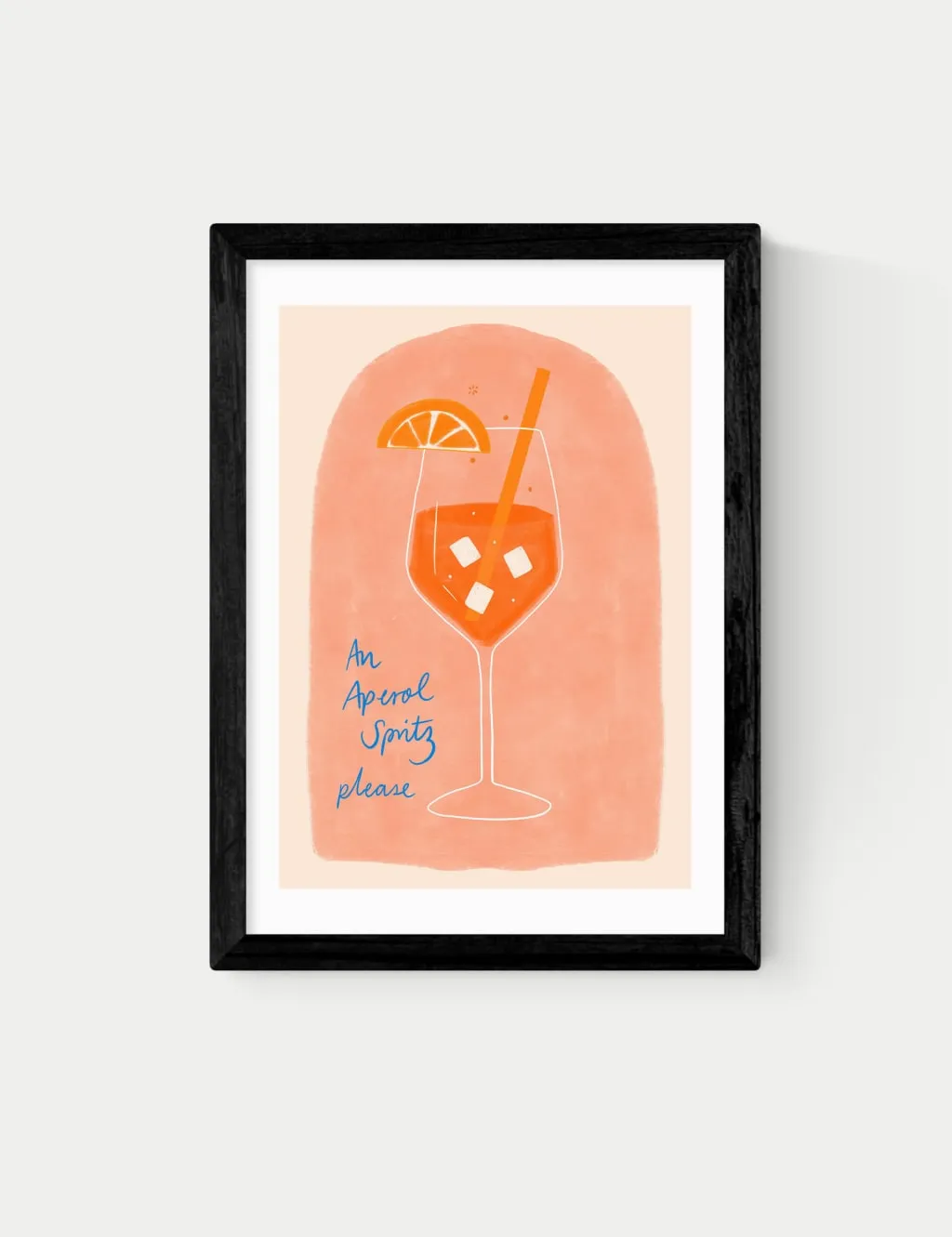 A1 Framed Art Print - Black Frame
