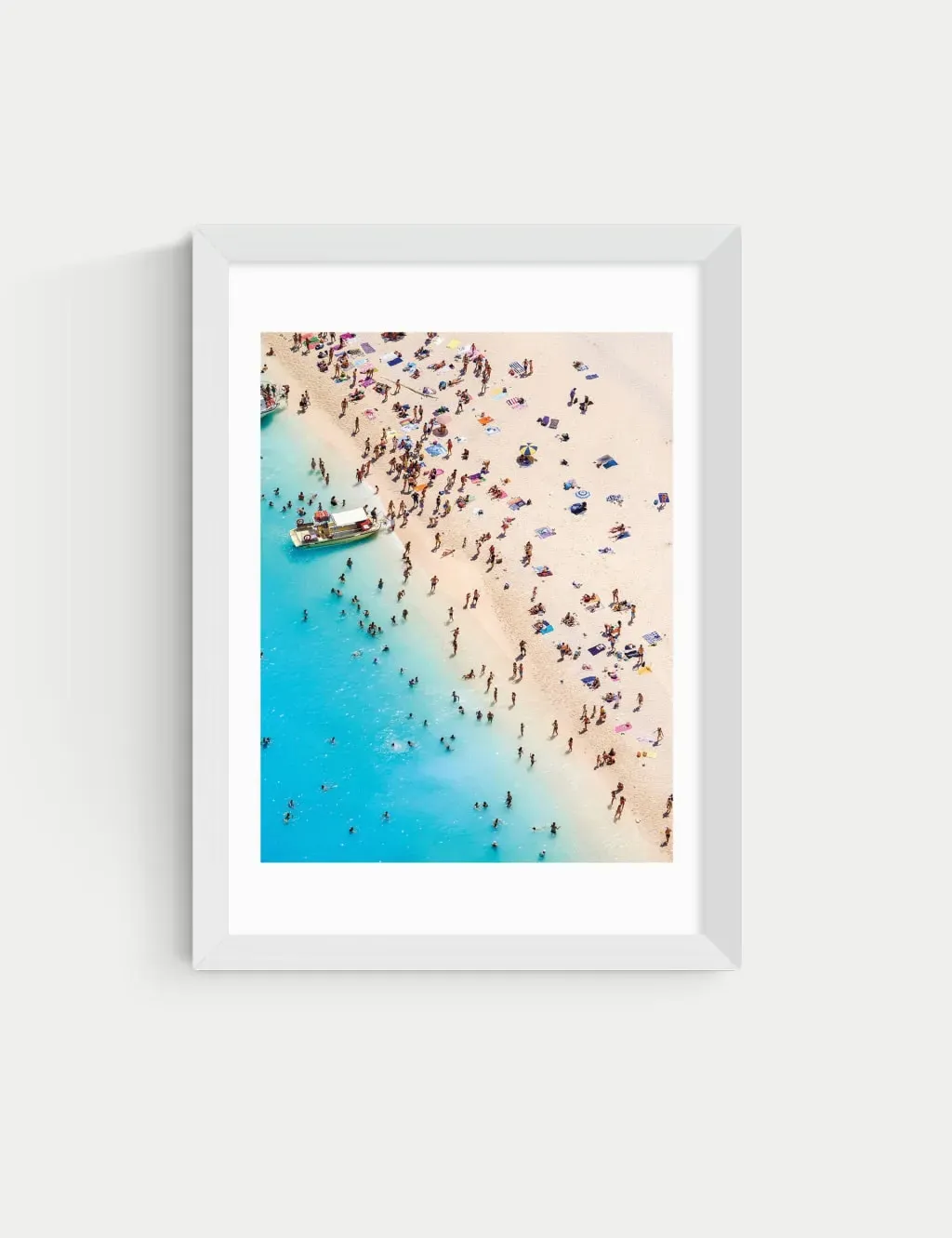 A1 Framed Art Print - White Frame