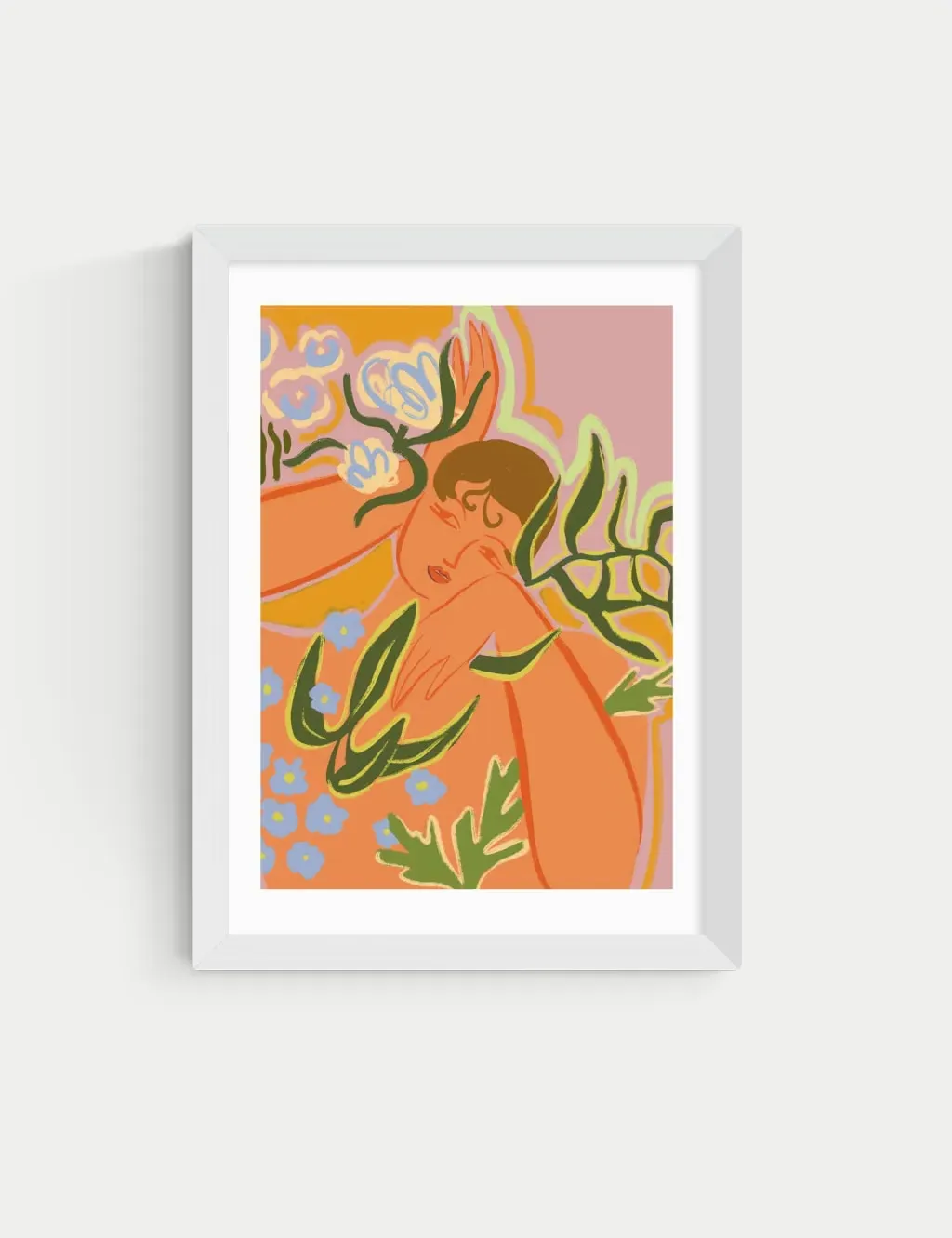 A1 Framed Art Print - White Frame