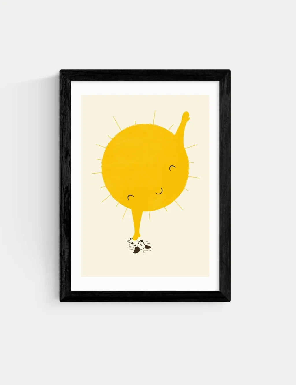 A2 Framed Art Print - Black Frame