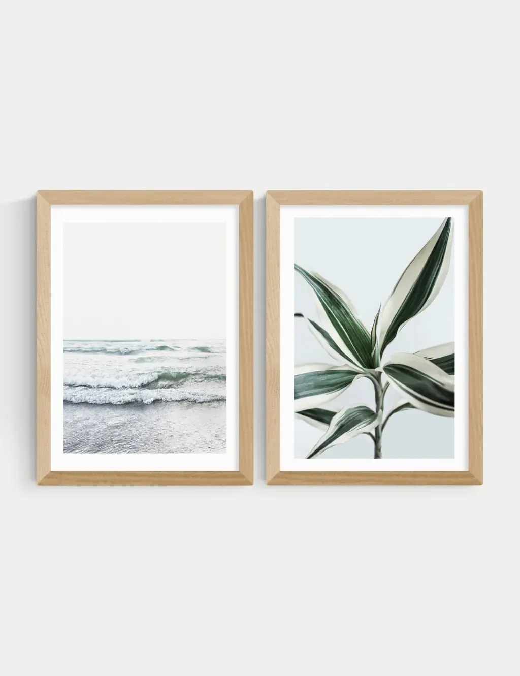 A2 Framed Art Twin Set - Natural, Black