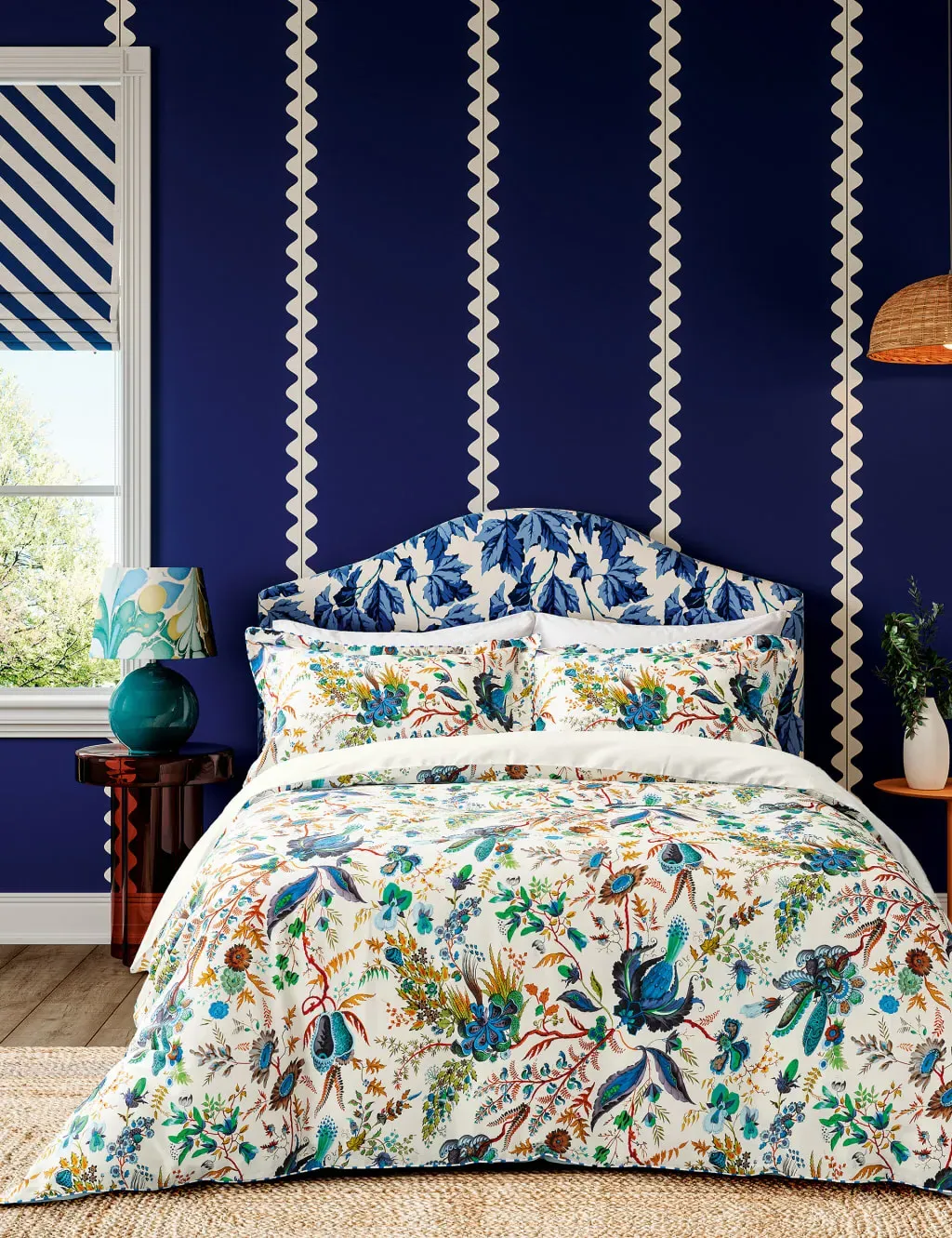 Single Bedding Set Floral - Multi, Cotton image
