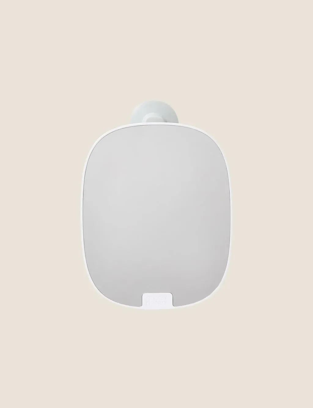 Compact Shower Caddy with Mirror - White, Acrylic image