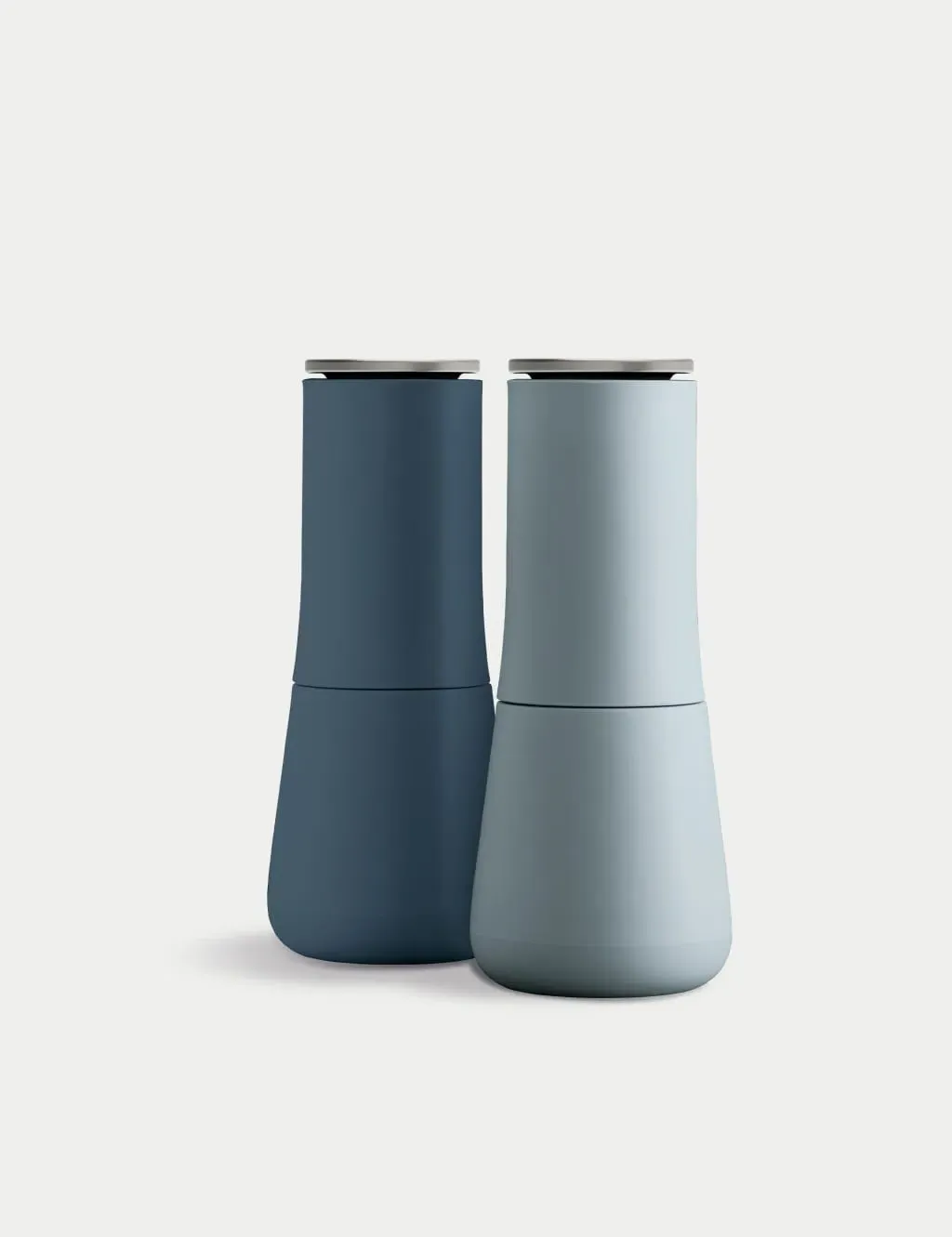 Salt & Pepper Mill Set - Sky, Stainless Steel image