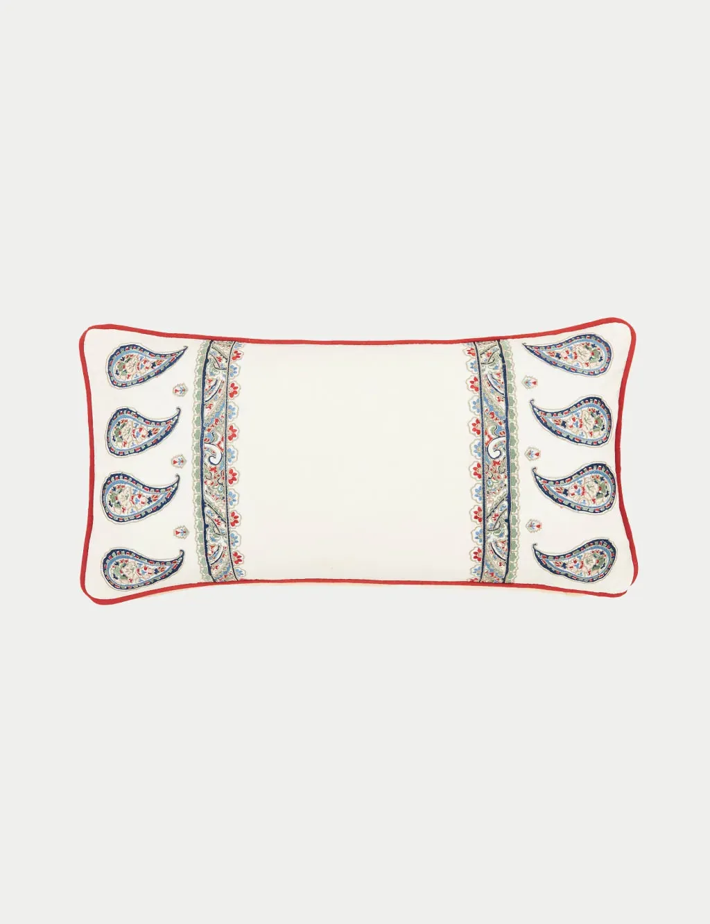 Rectangular Cushion Paisley - Multi, Cotton image